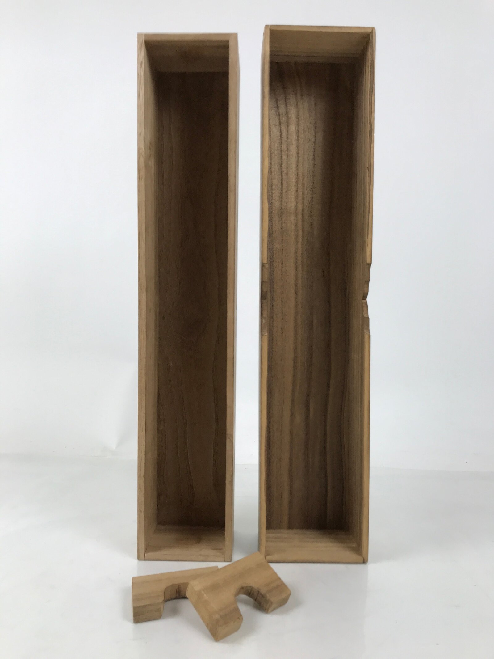 Japanese Wooden Hanging Scroll Box Vtg Kakejiku Hako Inside Length 48.5cm SB313