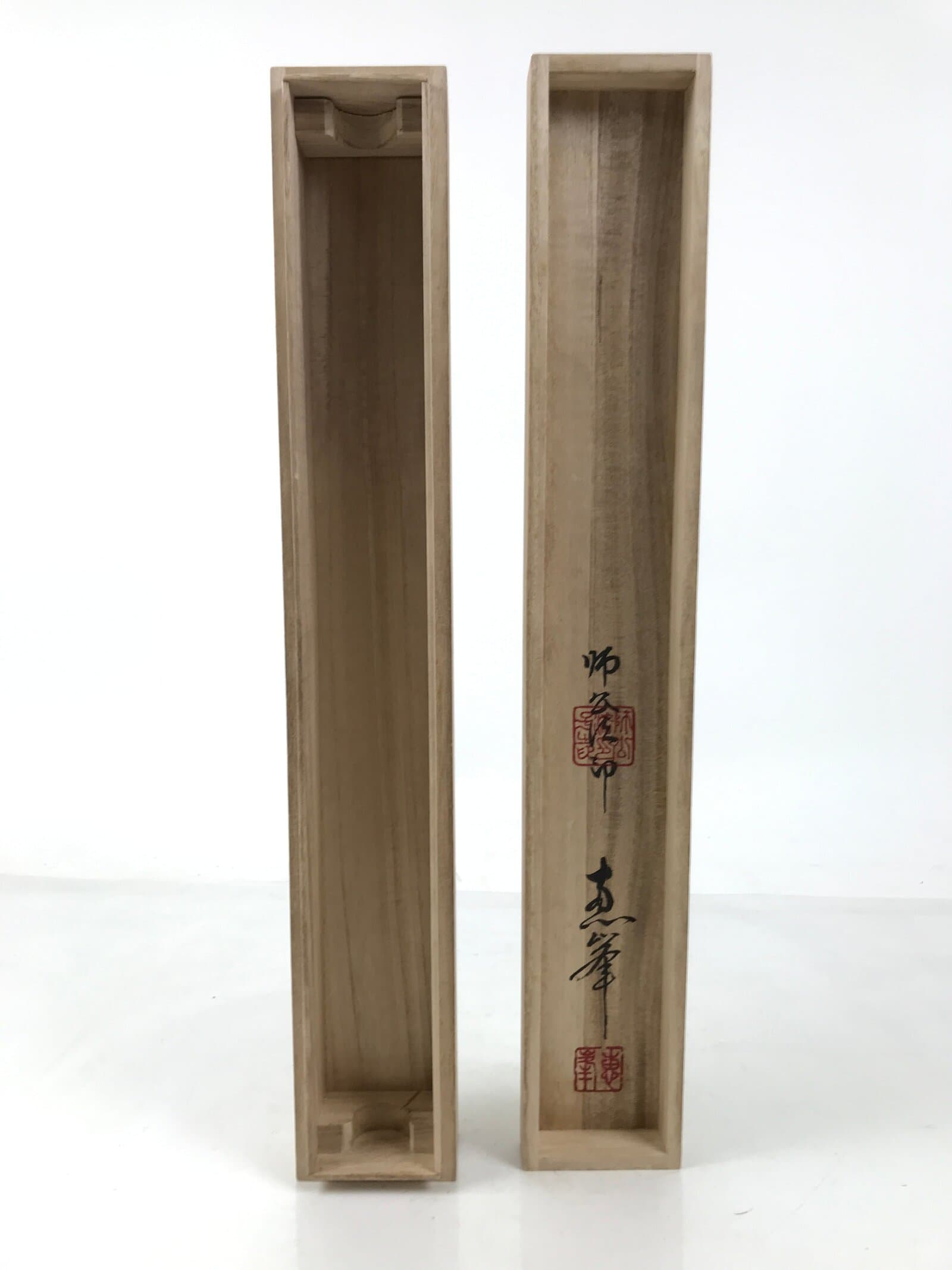 Japanese Wooden Hanging Scroll Box Vtg Kakejiku Hako Inside Length 50.1cm SB320