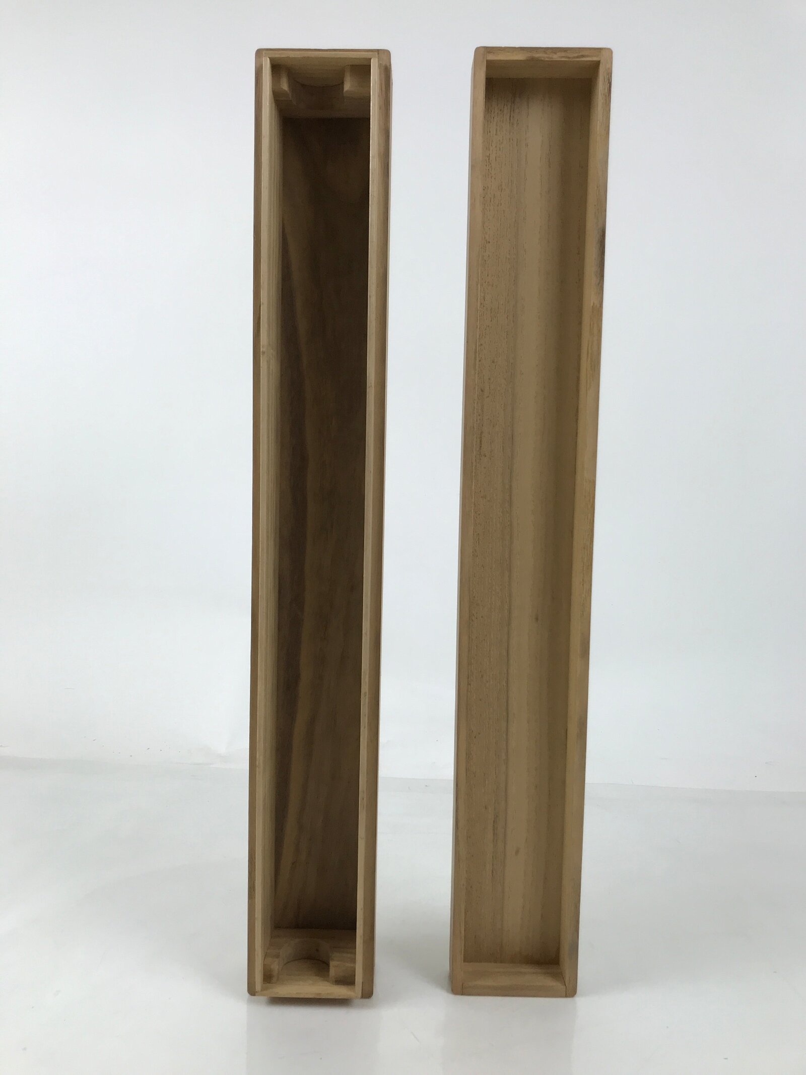 Japanese Wooden Hanging Scroll Box Vtg Kakejiku Hako Inside Length 52.5cm SB308