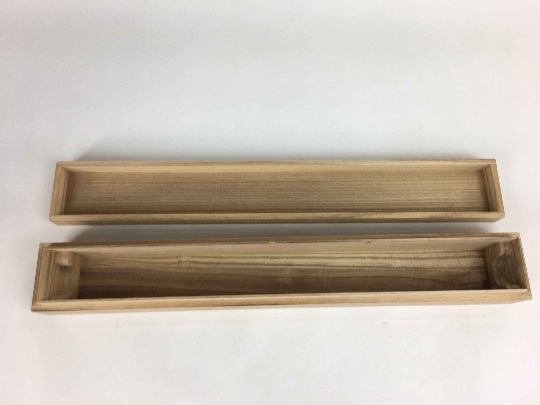 Japanese Wooden Hanging Scroll Box Vtg Kakejiku Hako Inside Length 53.7cm SB158