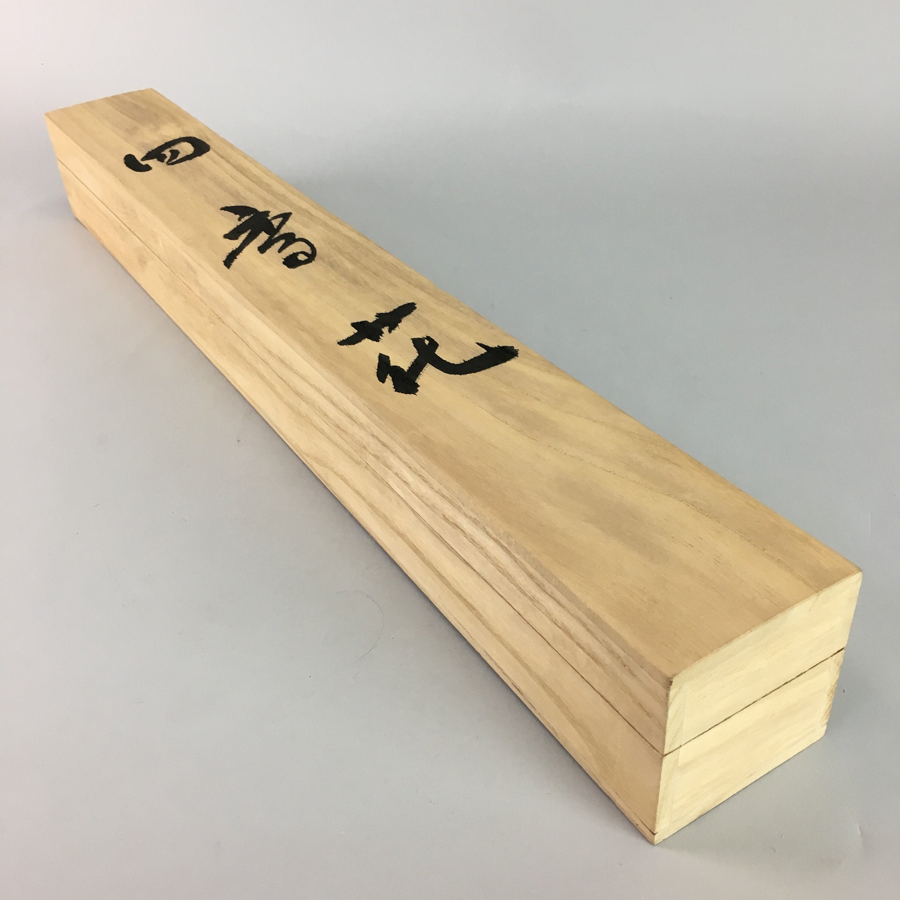 Japanese Wooden Hanging Scroll Box Vtg Kakejiku Hako Inside Length 59.8cm SB66