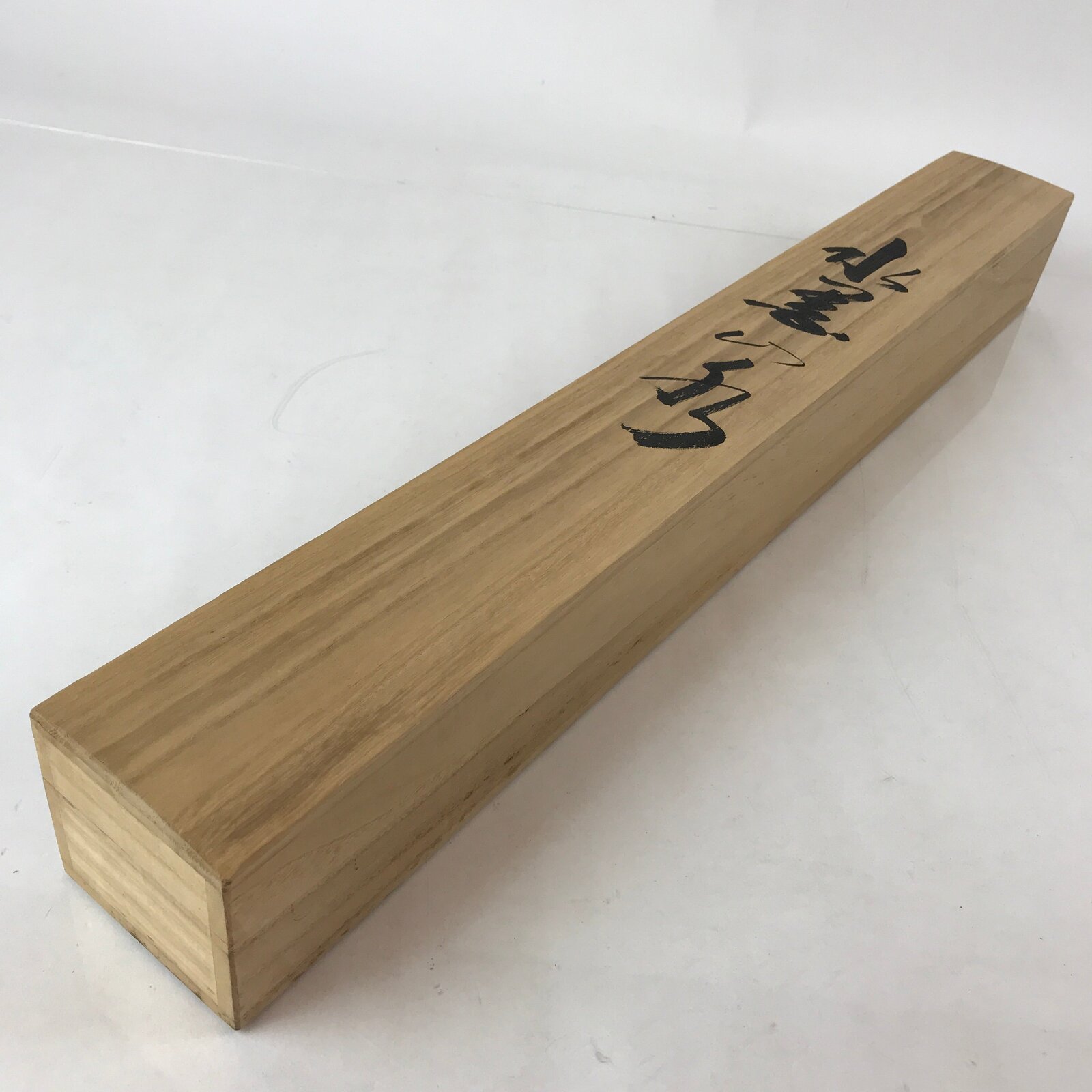 Japanese Wooden Hanging Scroll Box Vtg Kakejiku Hako Inside Length 60.8cm SB255