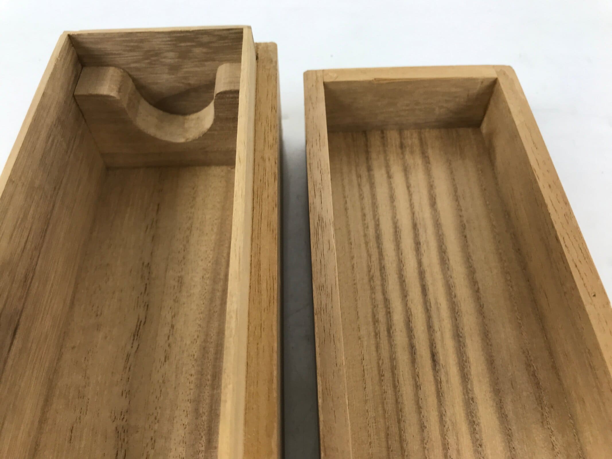 Japanese Wooden Hanging Scroll Box Vtg Kakejiku Hako Inside Length 62.3cm SB306