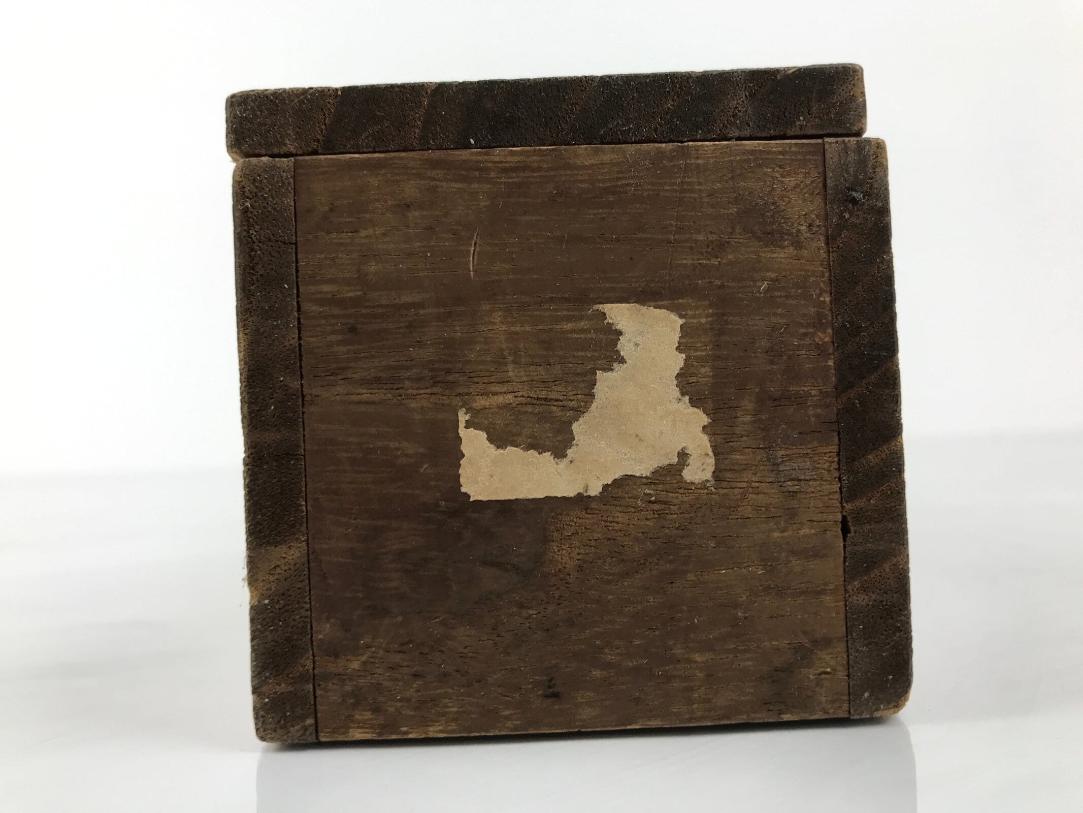 Japanese Wooden Hanging Scroll Box Vtg Kakejiku Hako Inside Length 62.5cm SB321