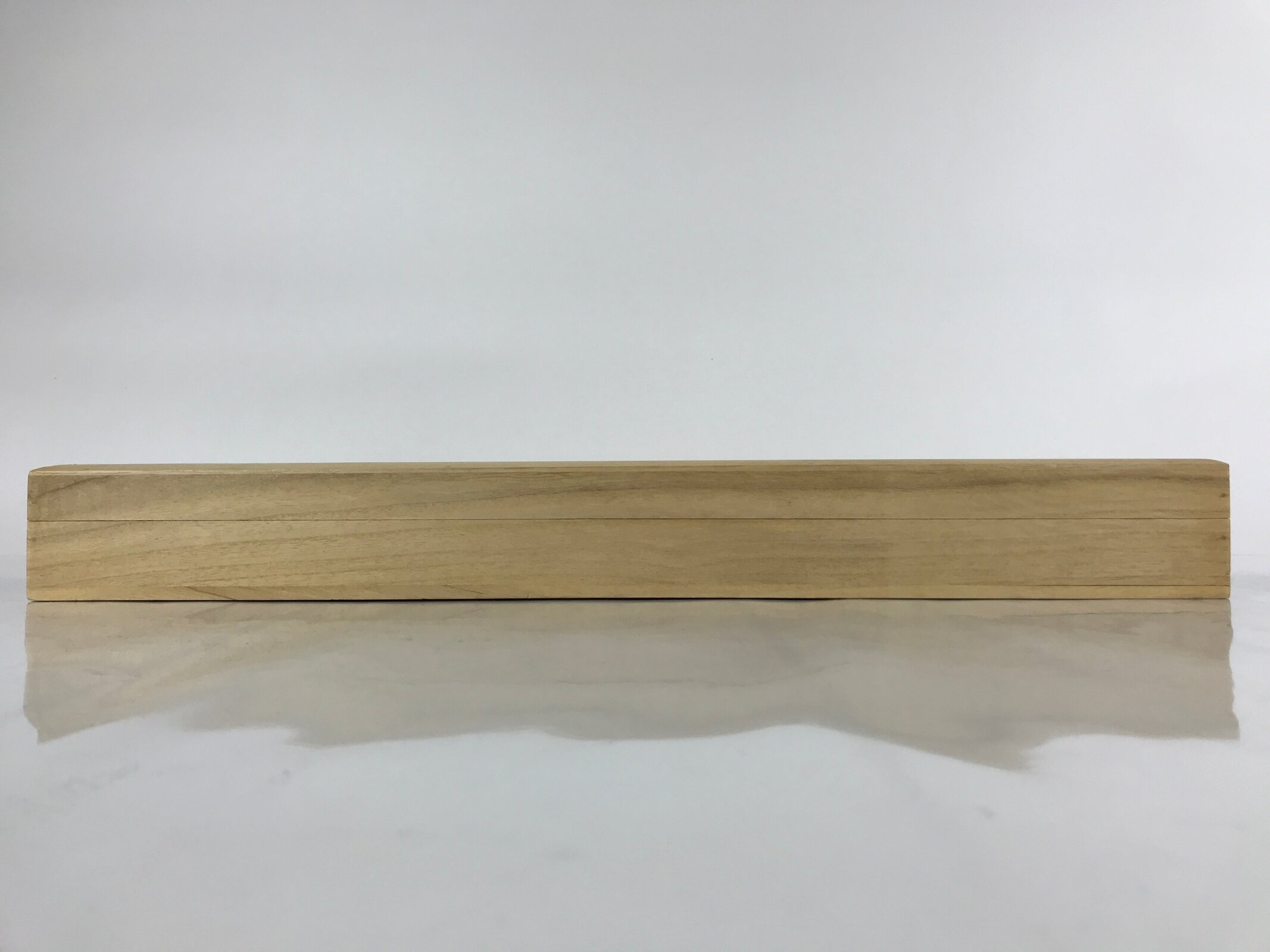 Japanese Wooden Hanging Scroll Box Vtg Kakejiku Hako Inside Length 65cm SB288