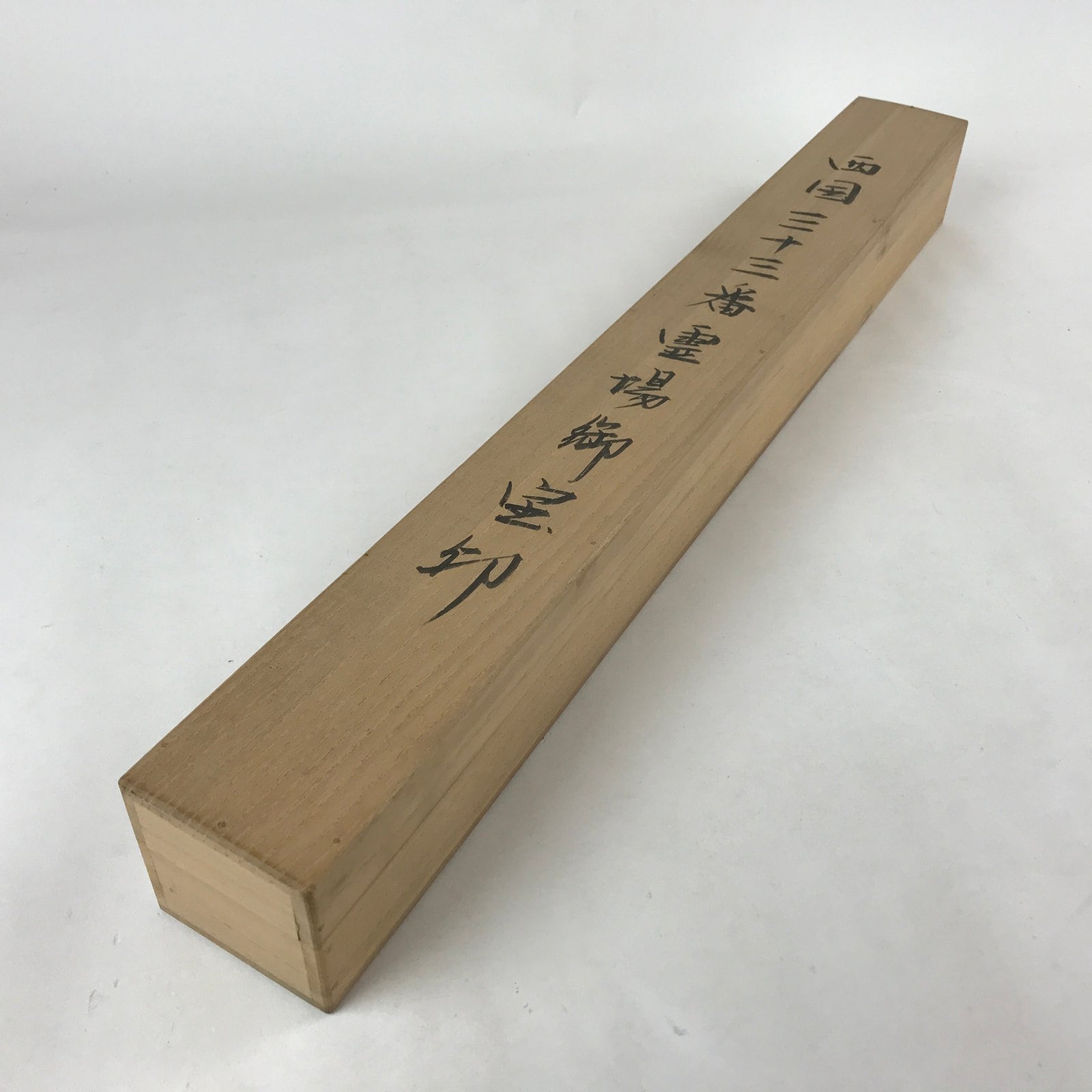 Japanese Wooden Hanging Scroll Box Vtg Kakejiku Hako Inside Length 66.8cm SB258