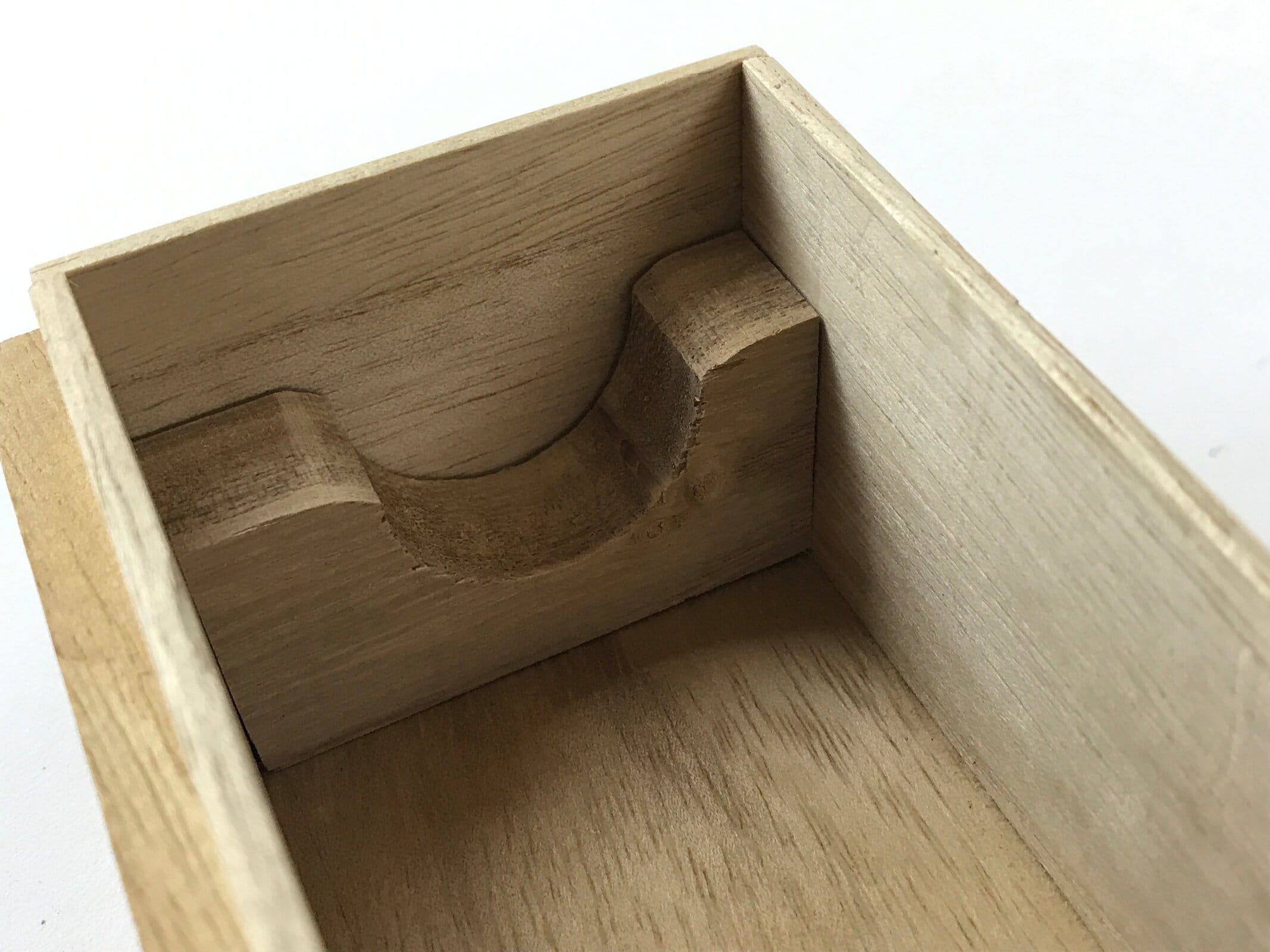 Japanese Wooden Hanging Scroll Box Vtg Kakejiku Hako Inside Length 69.5cm SB213