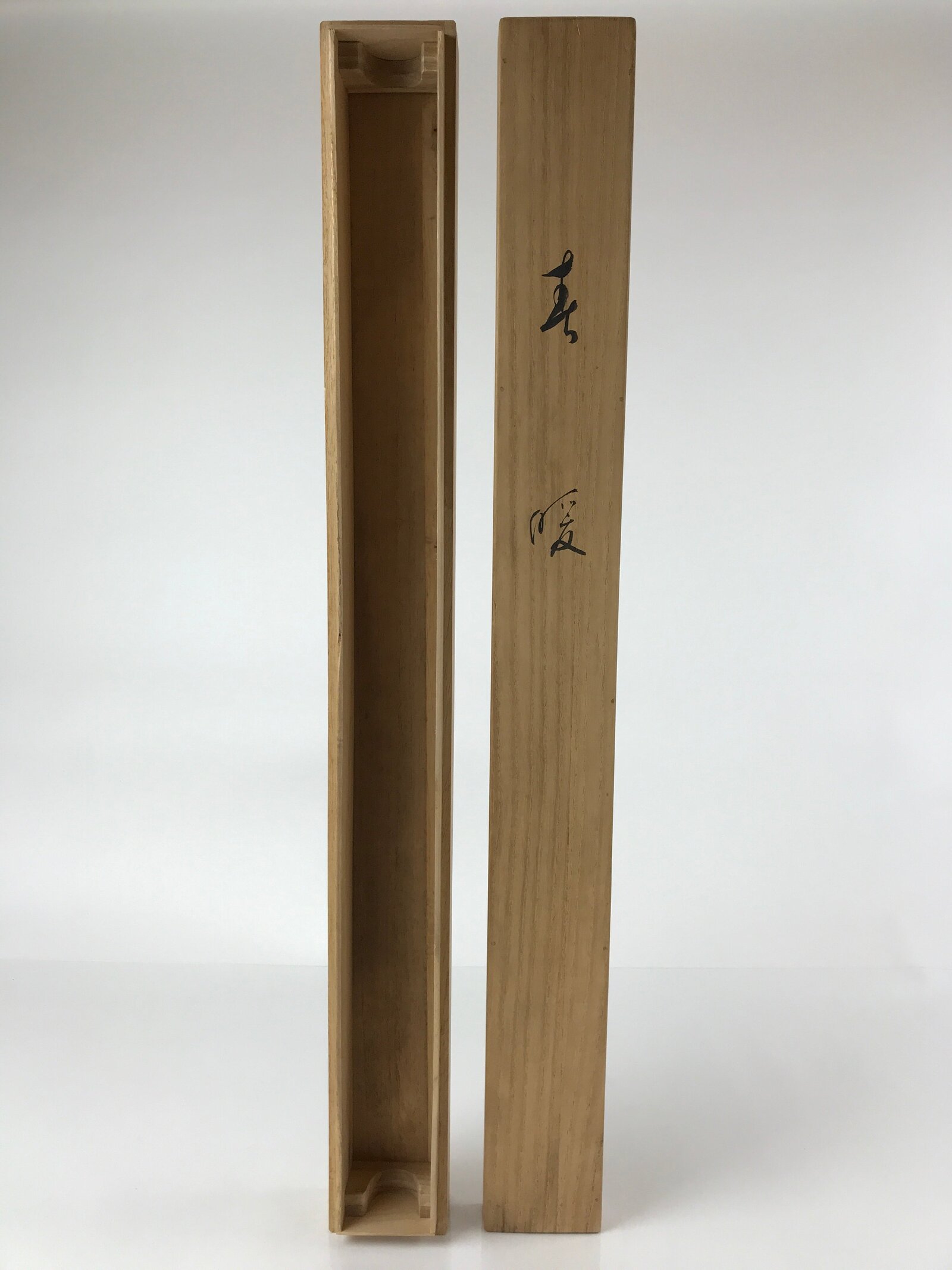Japanese Wooden Hanging Scroll Box Vtg Kakejiku Hako Inside Length 72.5cm SB289