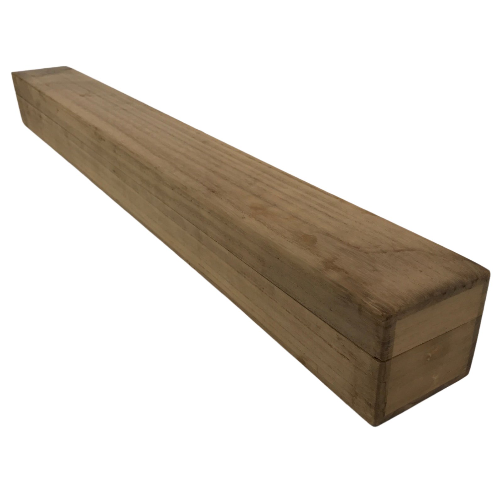 Japanese Wooden Hanging Scroll Box Vtg Kakejiku Hako Inside Length 72cm SB315