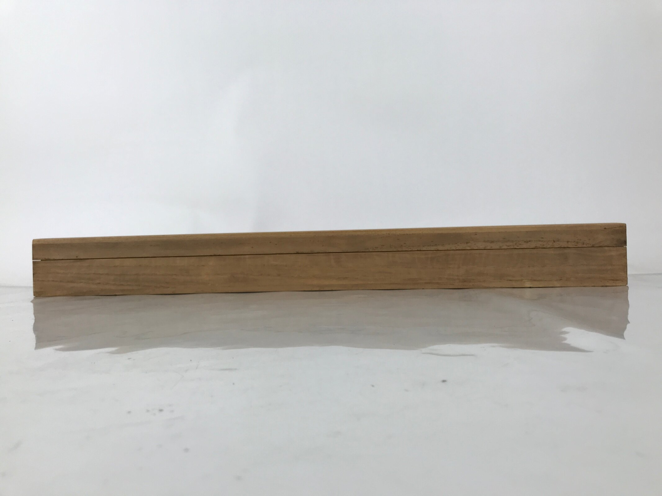 Japanese Wooden Hanging Scroll Box Vtg Kakejiku Hako Inside Length 73cm SB319