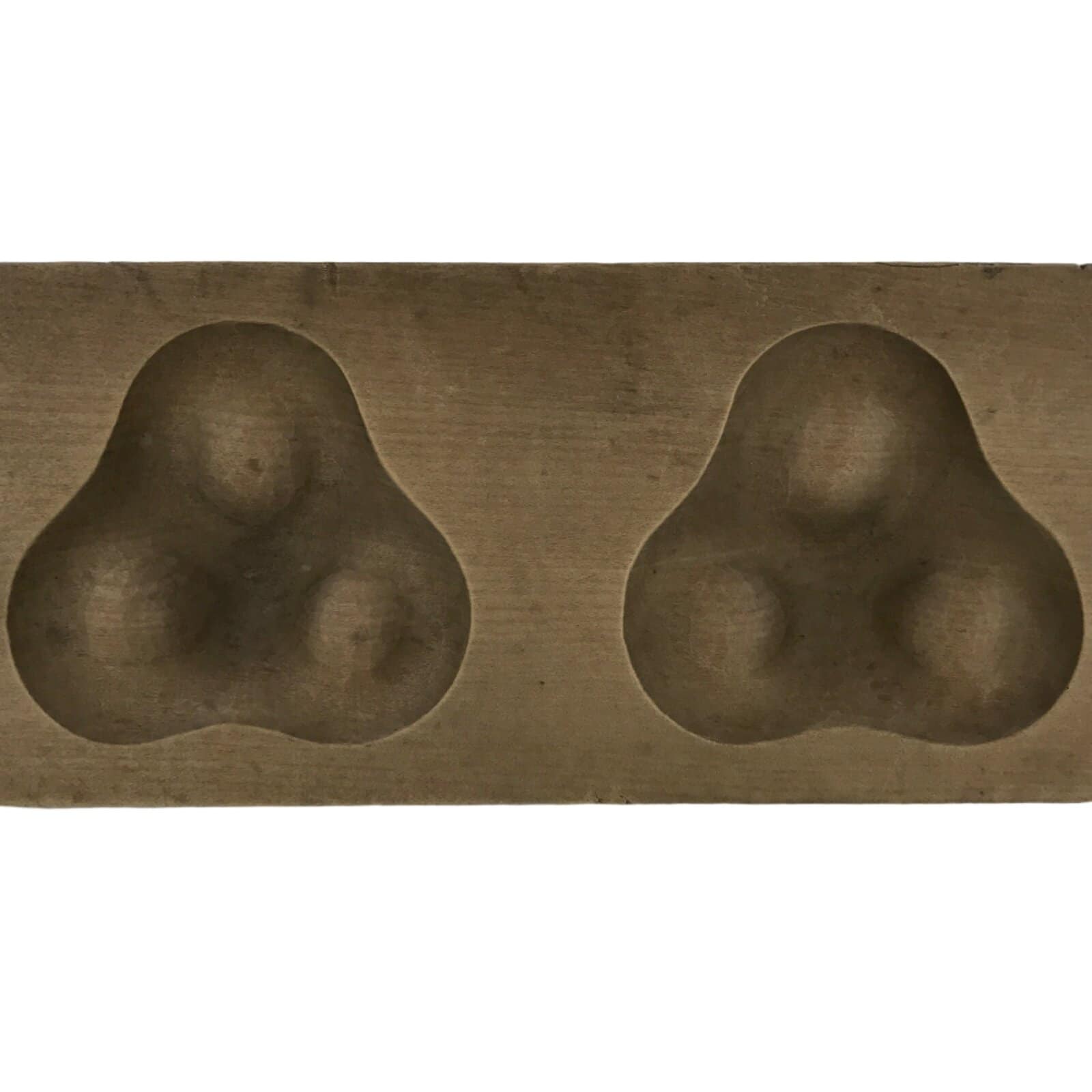 Japanese Wooden Kashigata Cake Mold Vtg Sweet Wagashi Buddhist Mon Crest Kg745