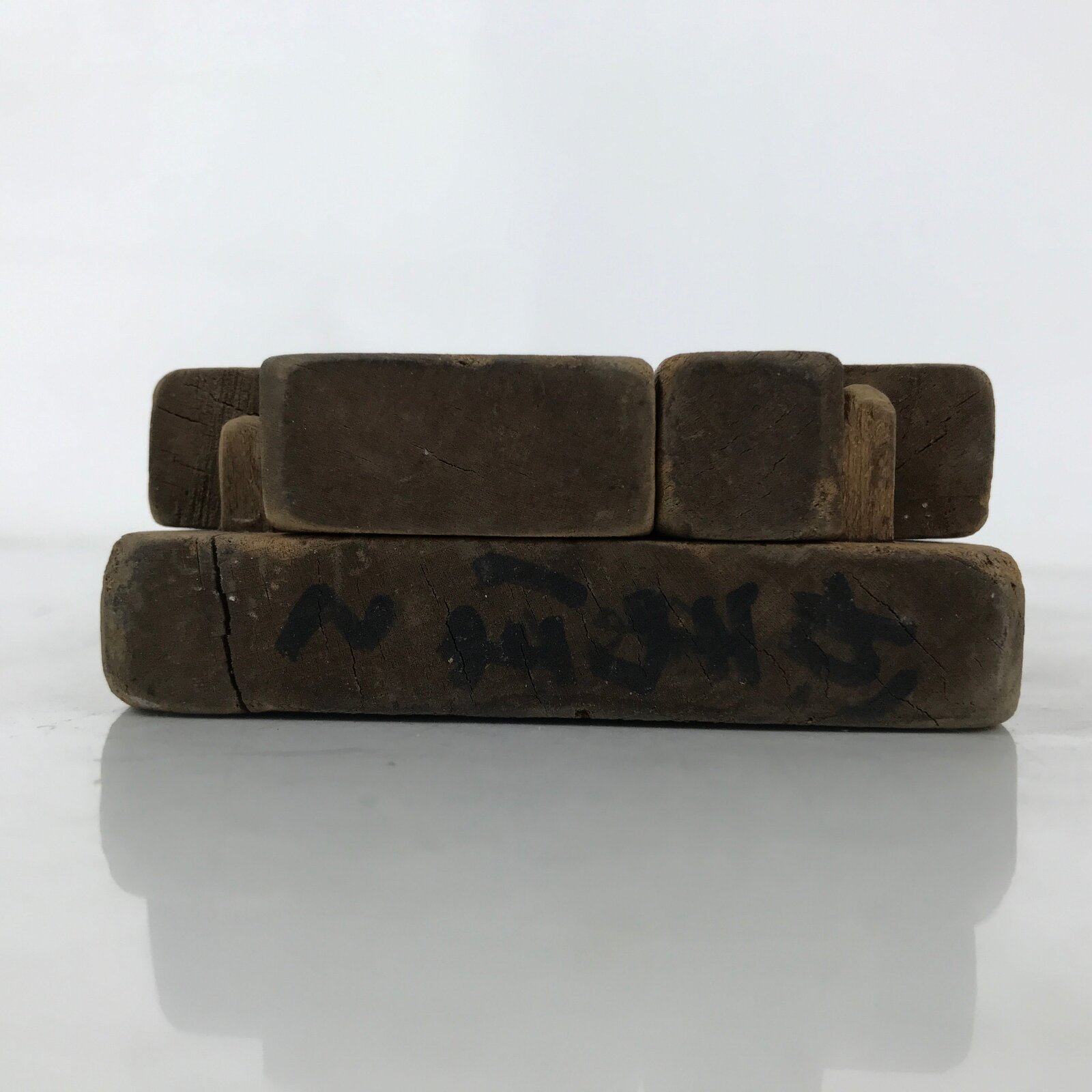 Japanese Wooden Kashigata Cake Mold Vtg Sweet Wagashi Fish Cake Kamaboko Kg664