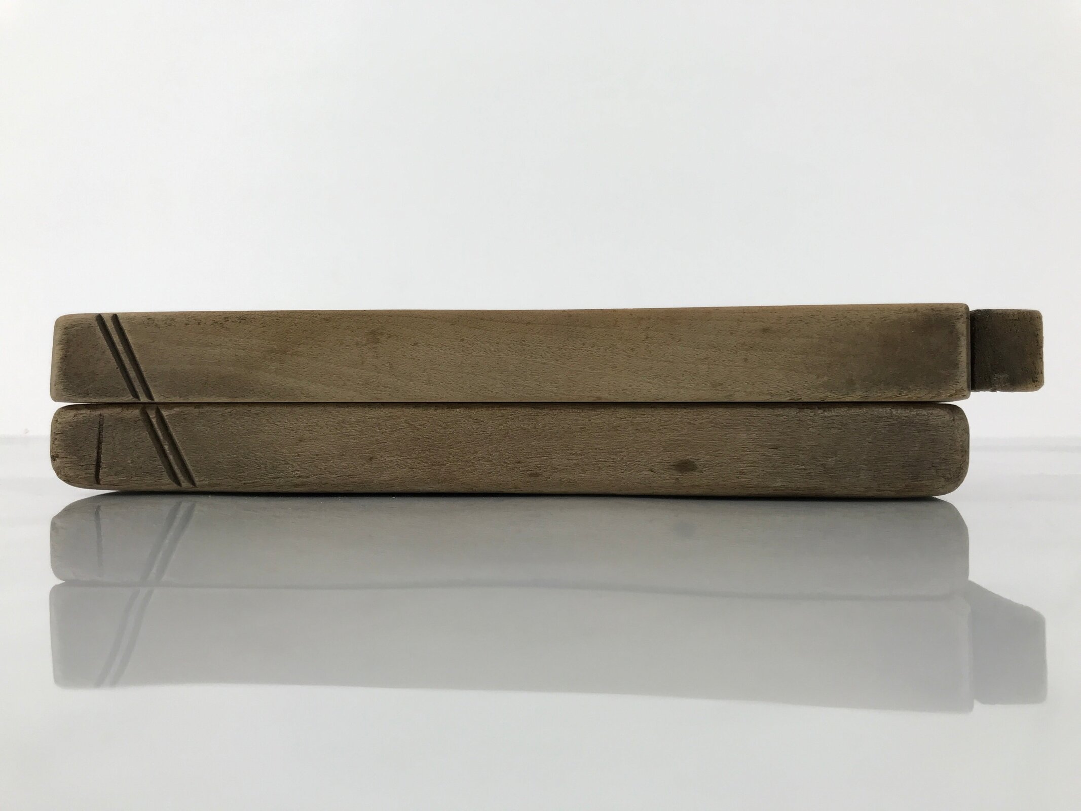 Japanese Wooden Kashigata Cake Mold Vtg Sweet Wagashi Lotus Flower Hasu Kg766