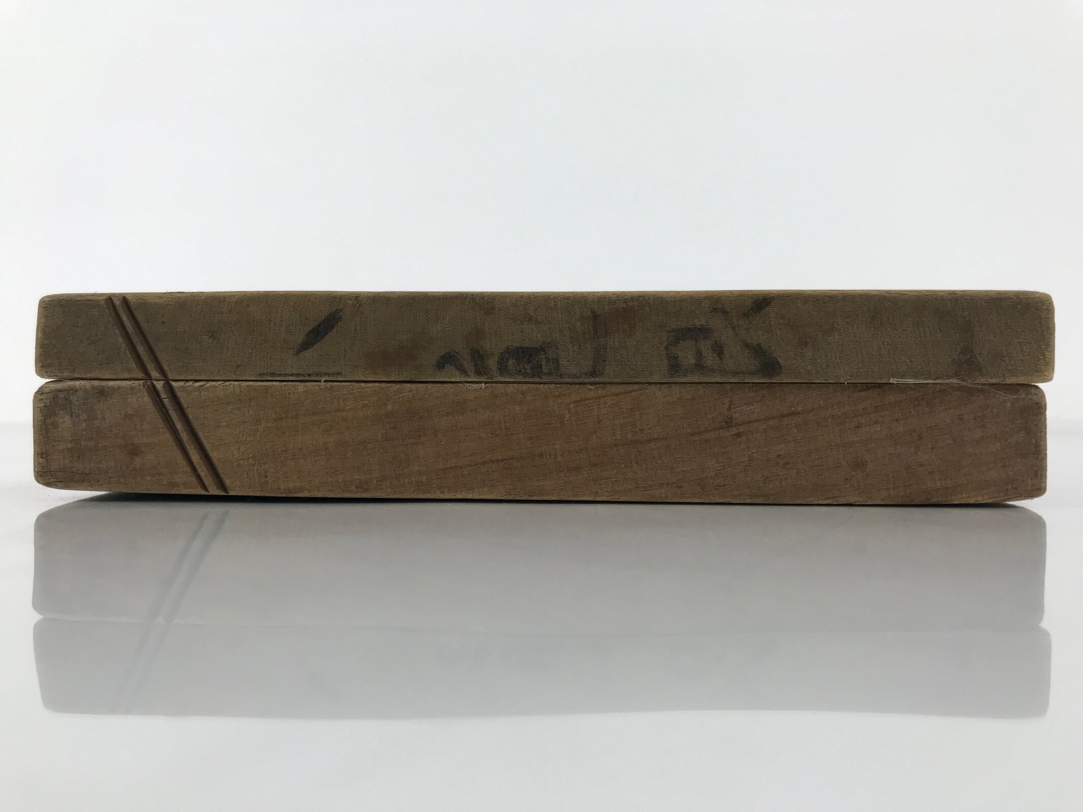 Japanese Wooden Kashigata Cake Mold Vtg Sweet Wagashi Lotus Root Renkon Kg776