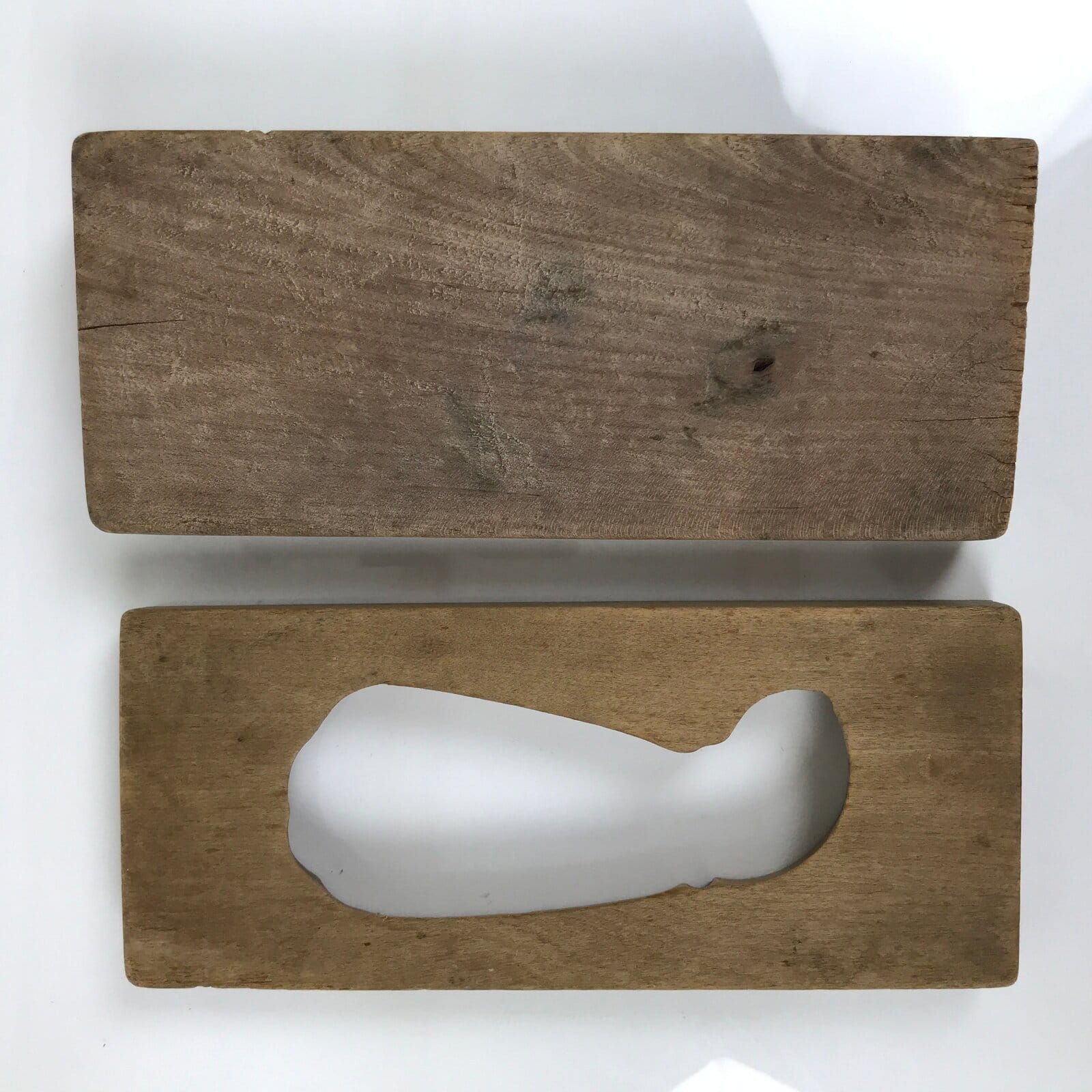 Japanese Wooden Kashigata Cake Mold Vtg Sweet Wagashi Lotus Root Renkon Kg776