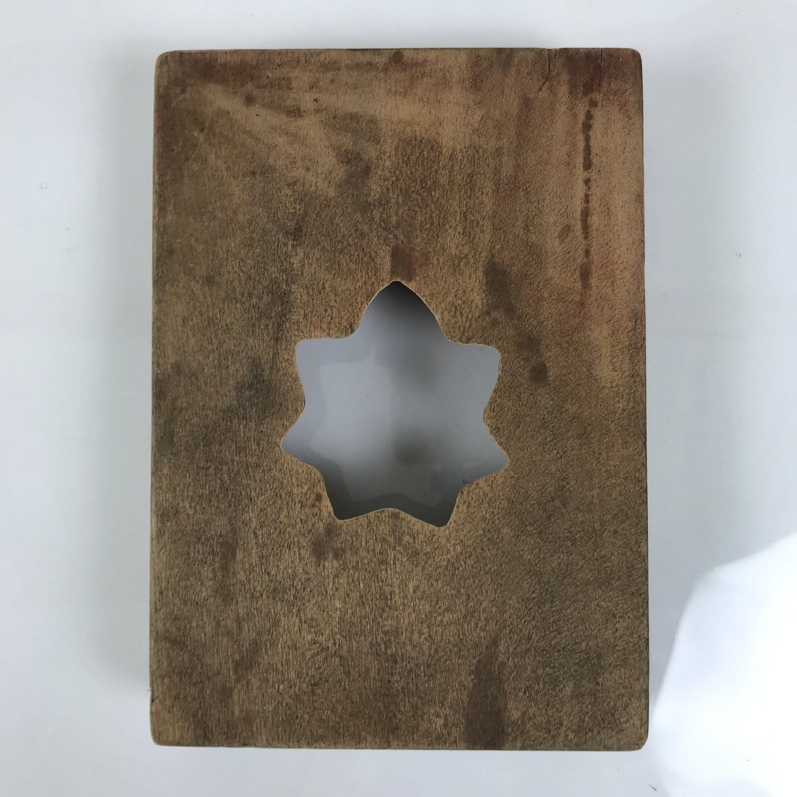 Japanese Wooden Kashigata Cake Mold Vtg Sweets Wagashi Momiji Maple Leaf Kg784