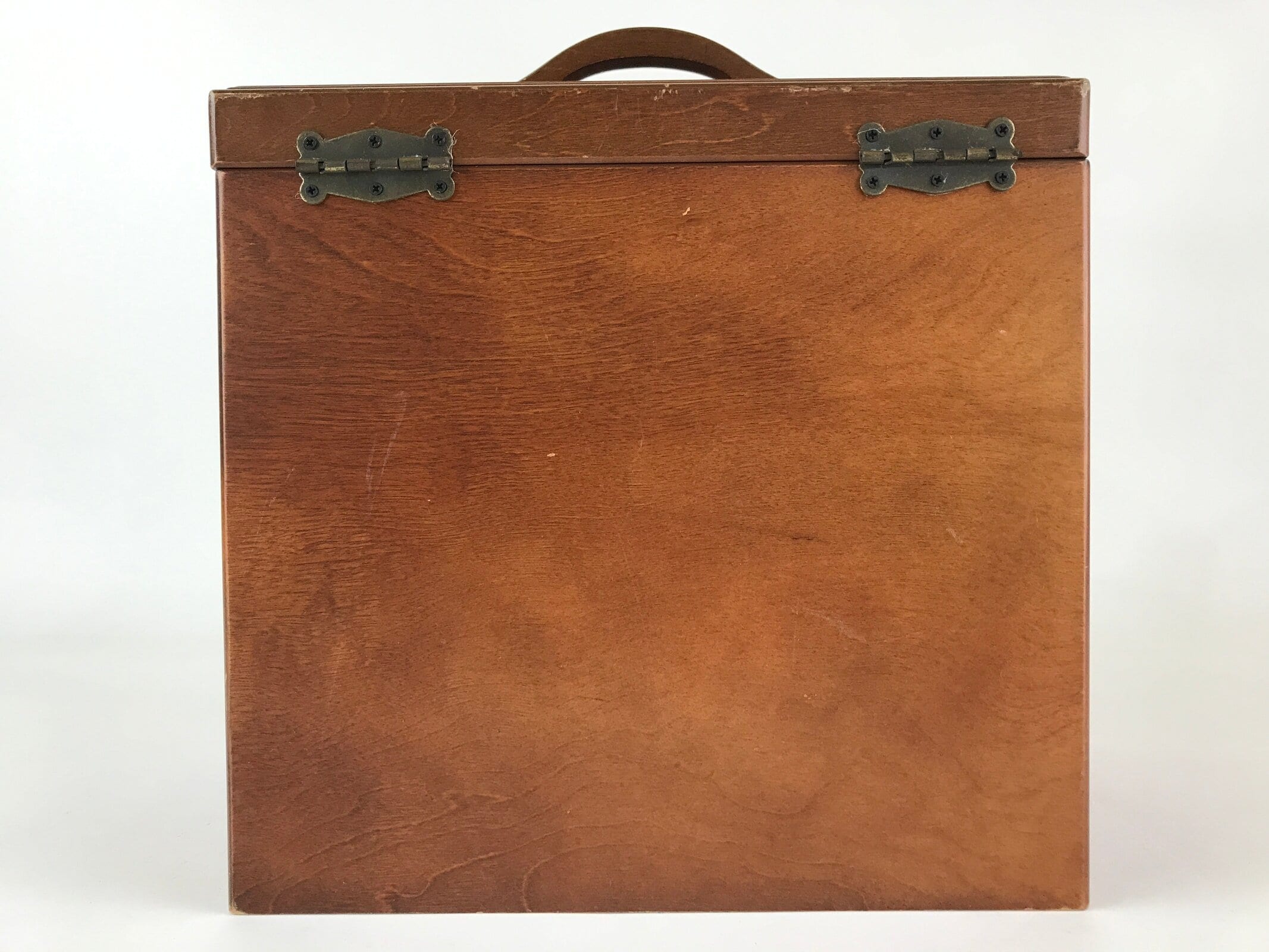 Japanese Wooden Keshobako Cosmetic Box Vtg Vanity Mirror One Drawer T322