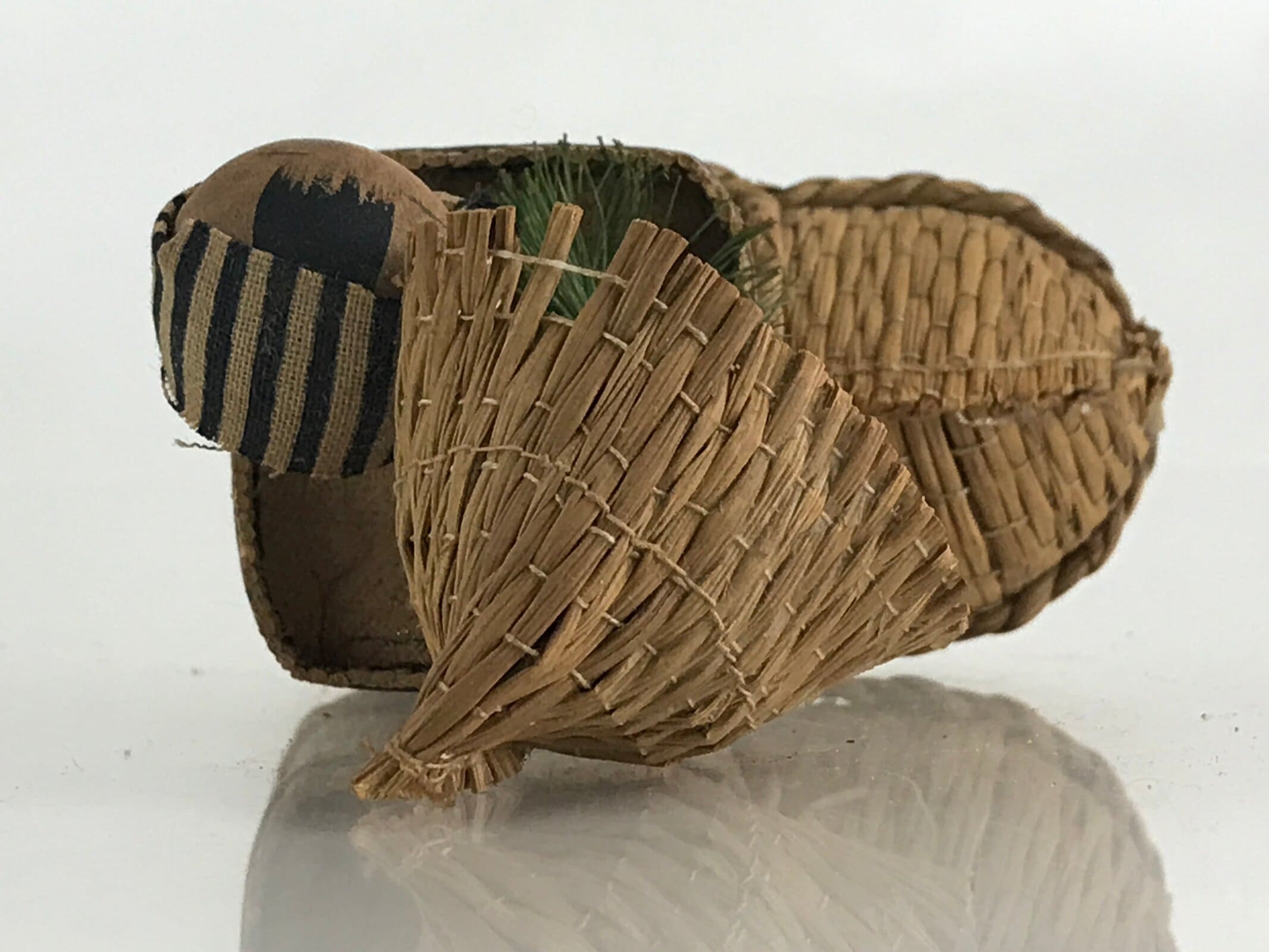 Japanese Wooden Kokeshi Doll Vtg Boot Figurine Traditional Craft Folk Art Toy KF