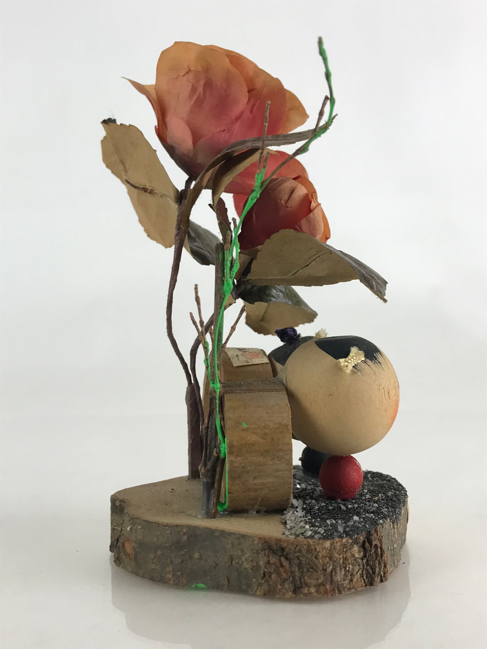 Japanese Wooden Kokeshi Doll Vtg Children Figurine Traditional Craft Folk Art To