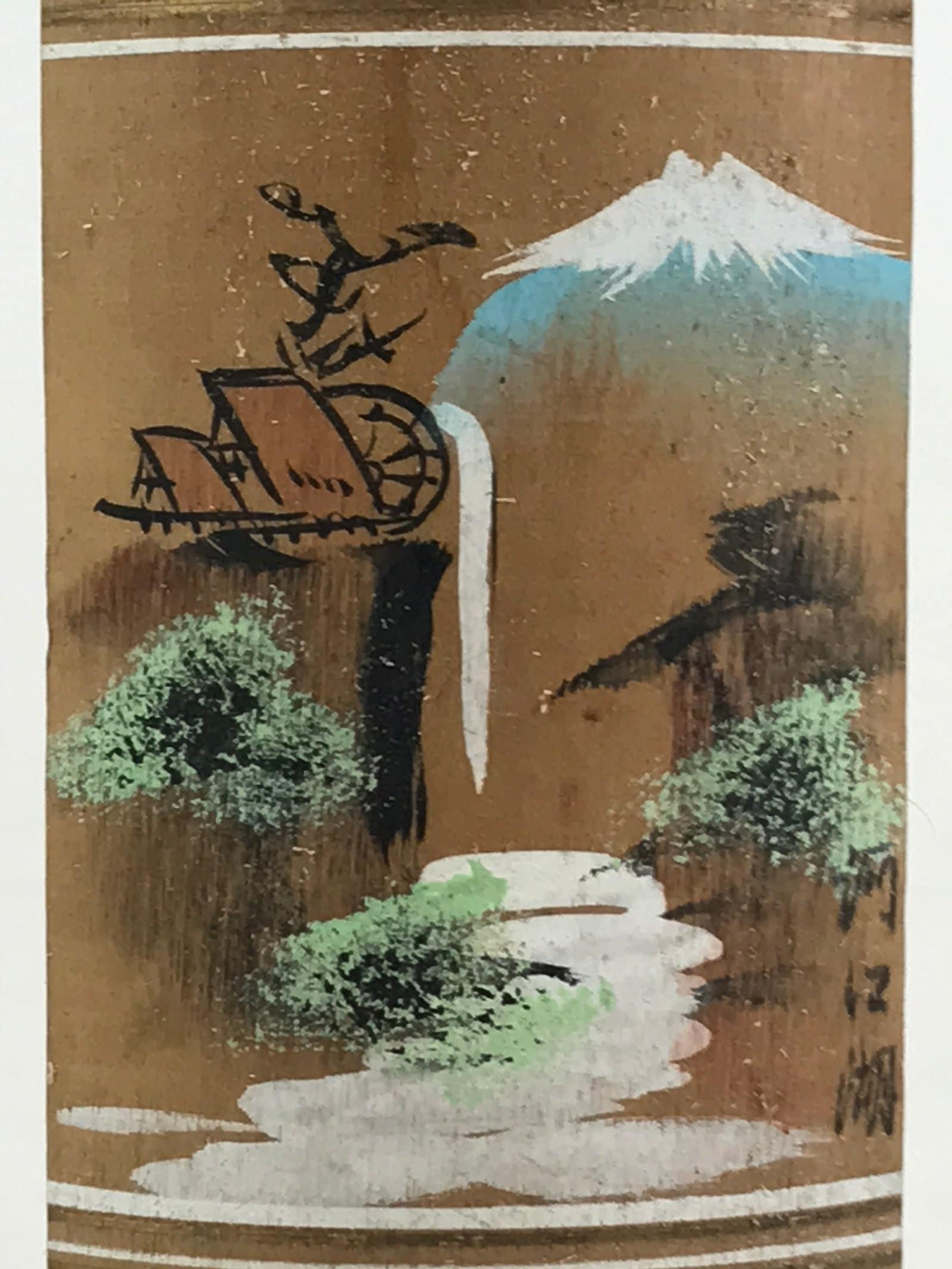 Japanese Wooden Kokeshi Doll Vtg Figurine Traditional Craft Toy KF610