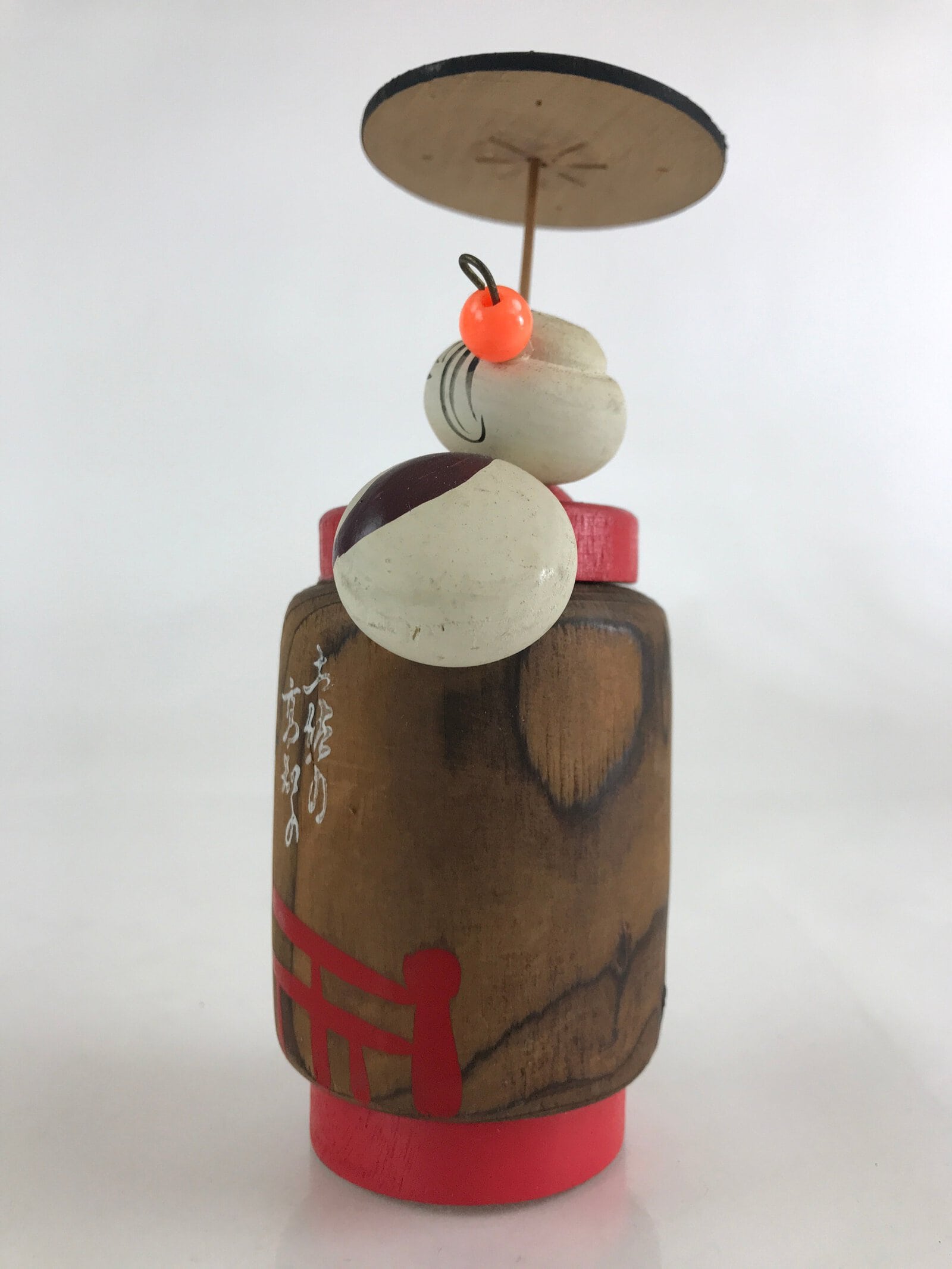 Japanese Wooden Kokeshi Doll Vtg Figurine Traditional Craft Toy KF616