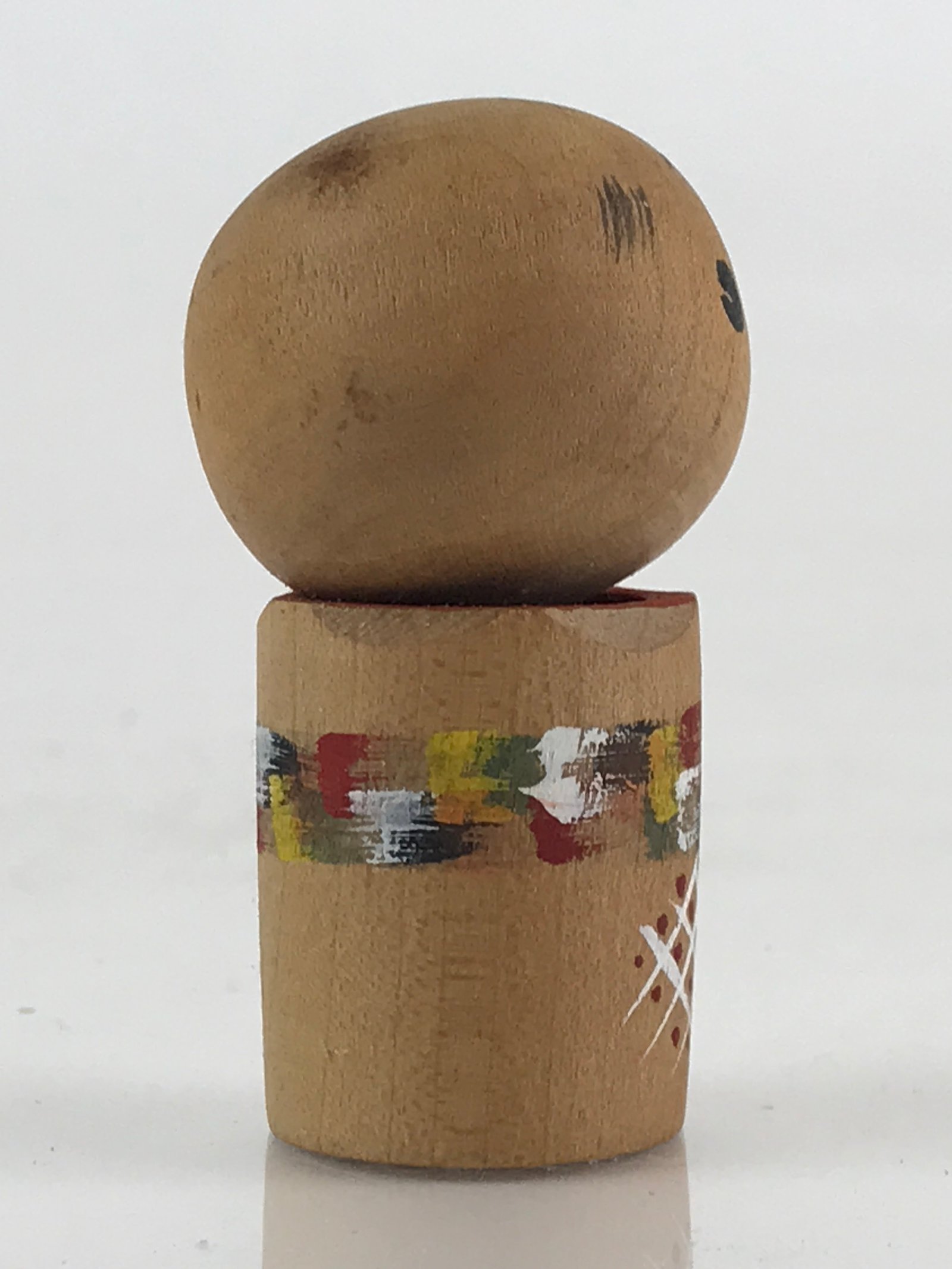 Japanese Wooden Kokeshi Doll Vtg Figurine Traditional Craft Toy KF629