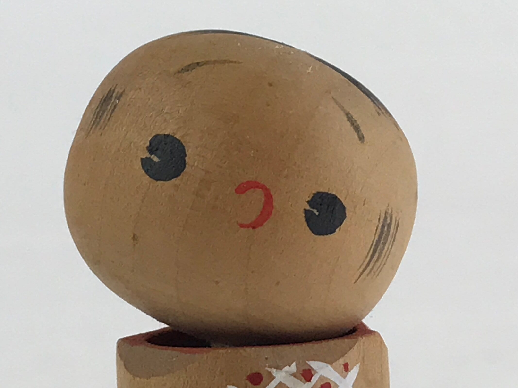 Japanese Wooden Kokeshi Doll Vtg Figurine Traditional Craft Toy KF629