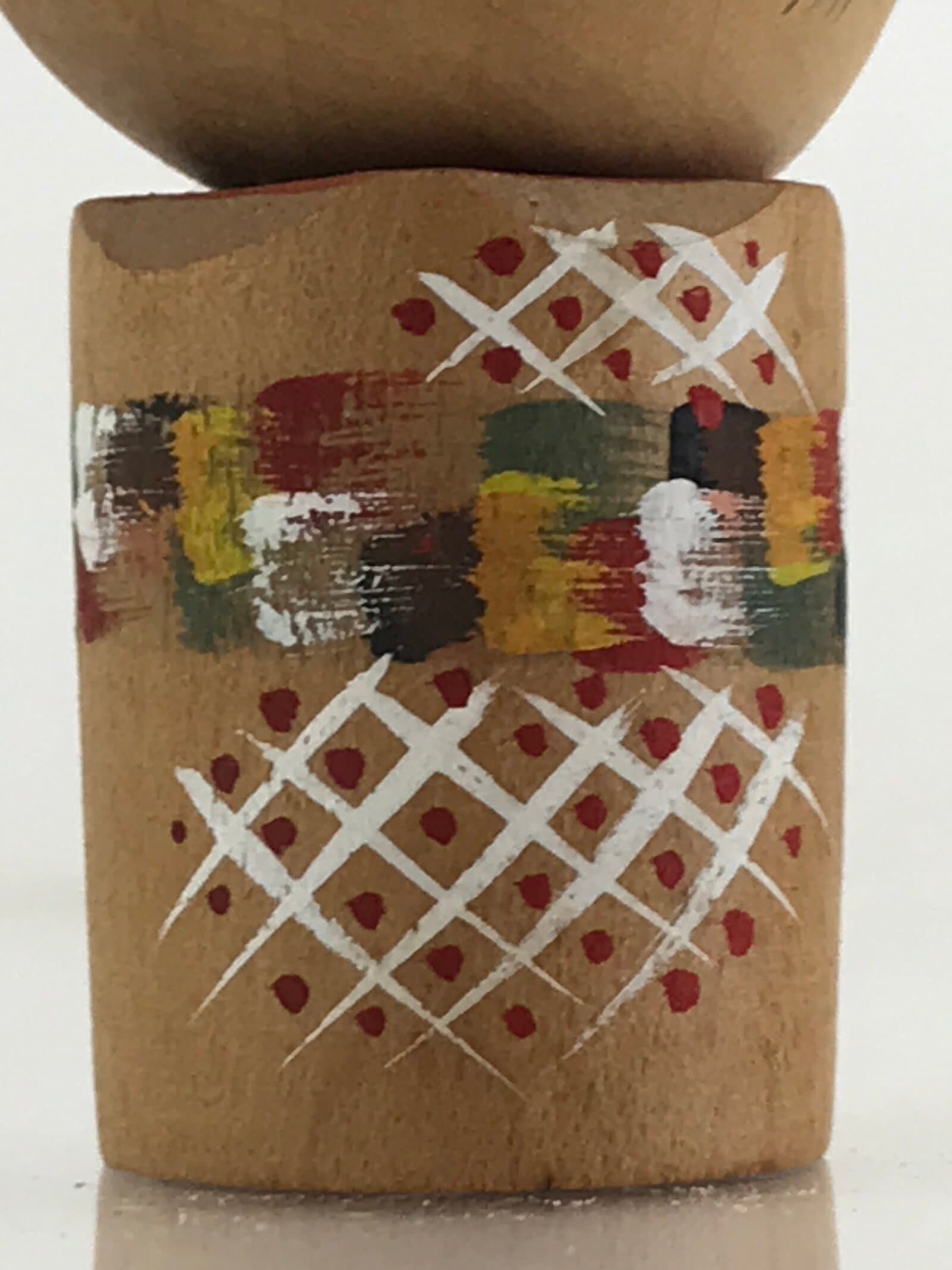 Japanese Wooden Kokeshi Doll Vtg Figurine Traditional Craft Toy KF629