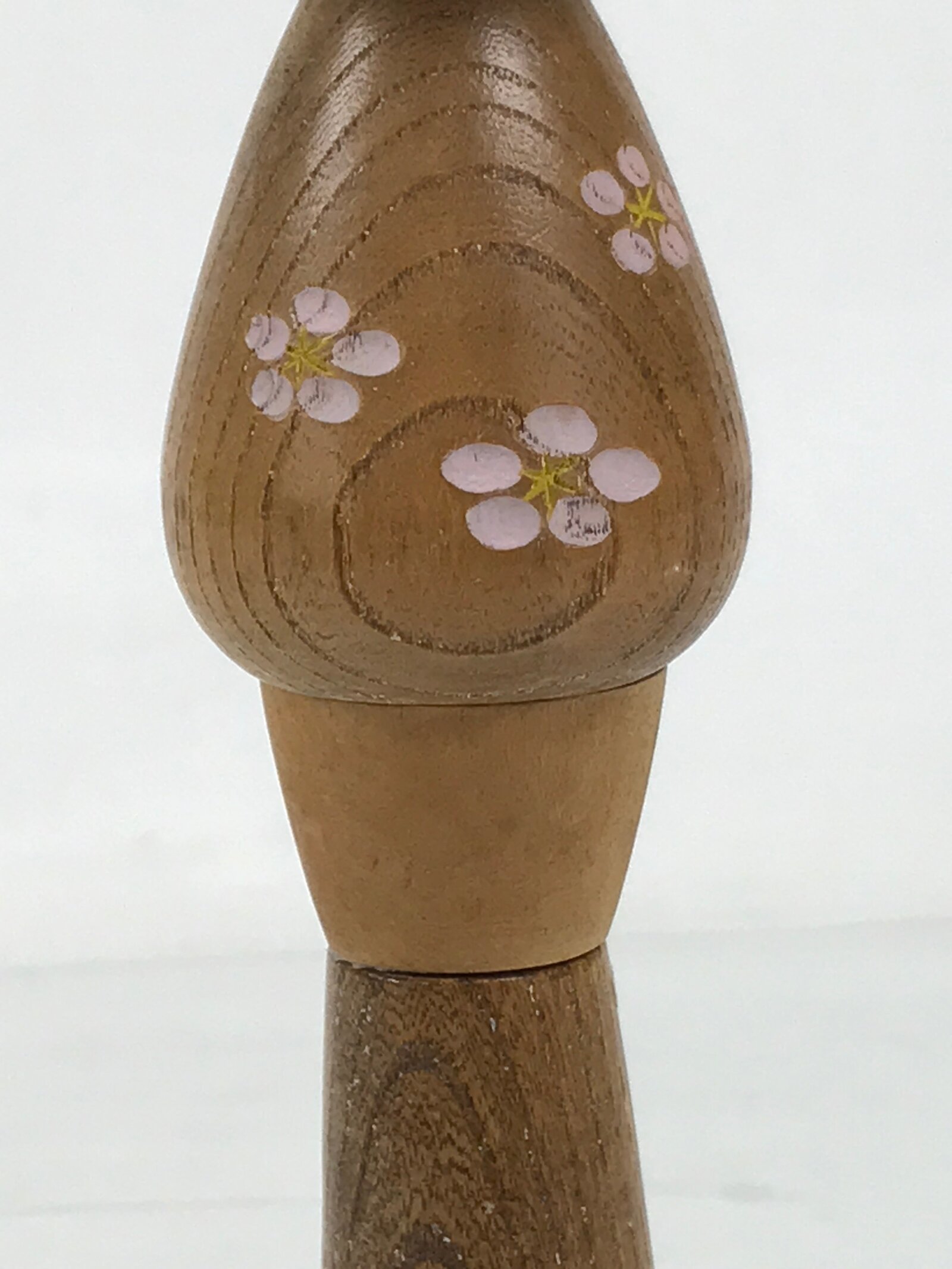 Japanese Wooden Kokeshi Doll Vtg Shochikubai Plum Blossom Pine Bamboo KF736