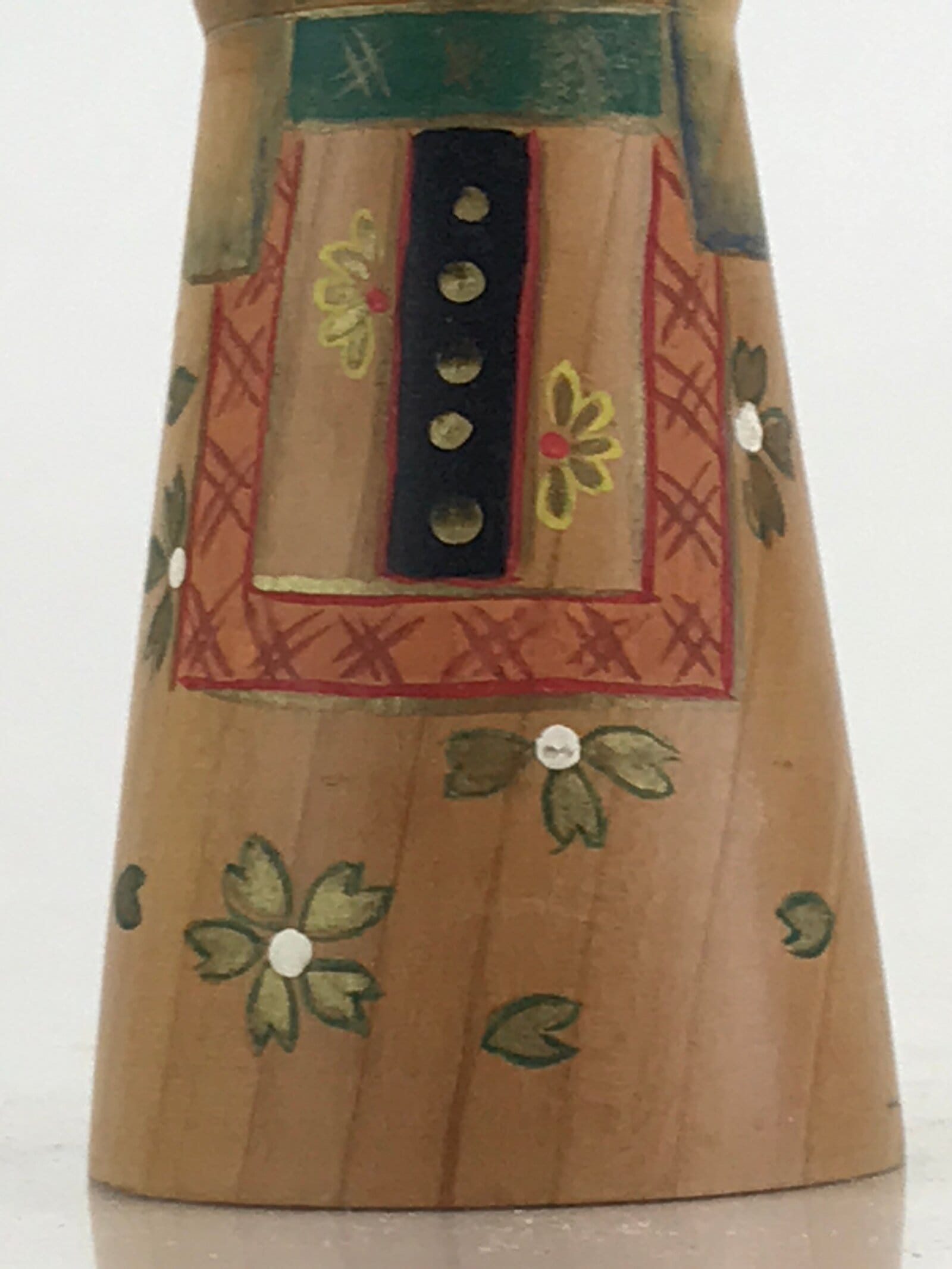 Japanese Wooden Kokeshi Hina Doll Vtg Figurine Traditional Craft Toy KF611