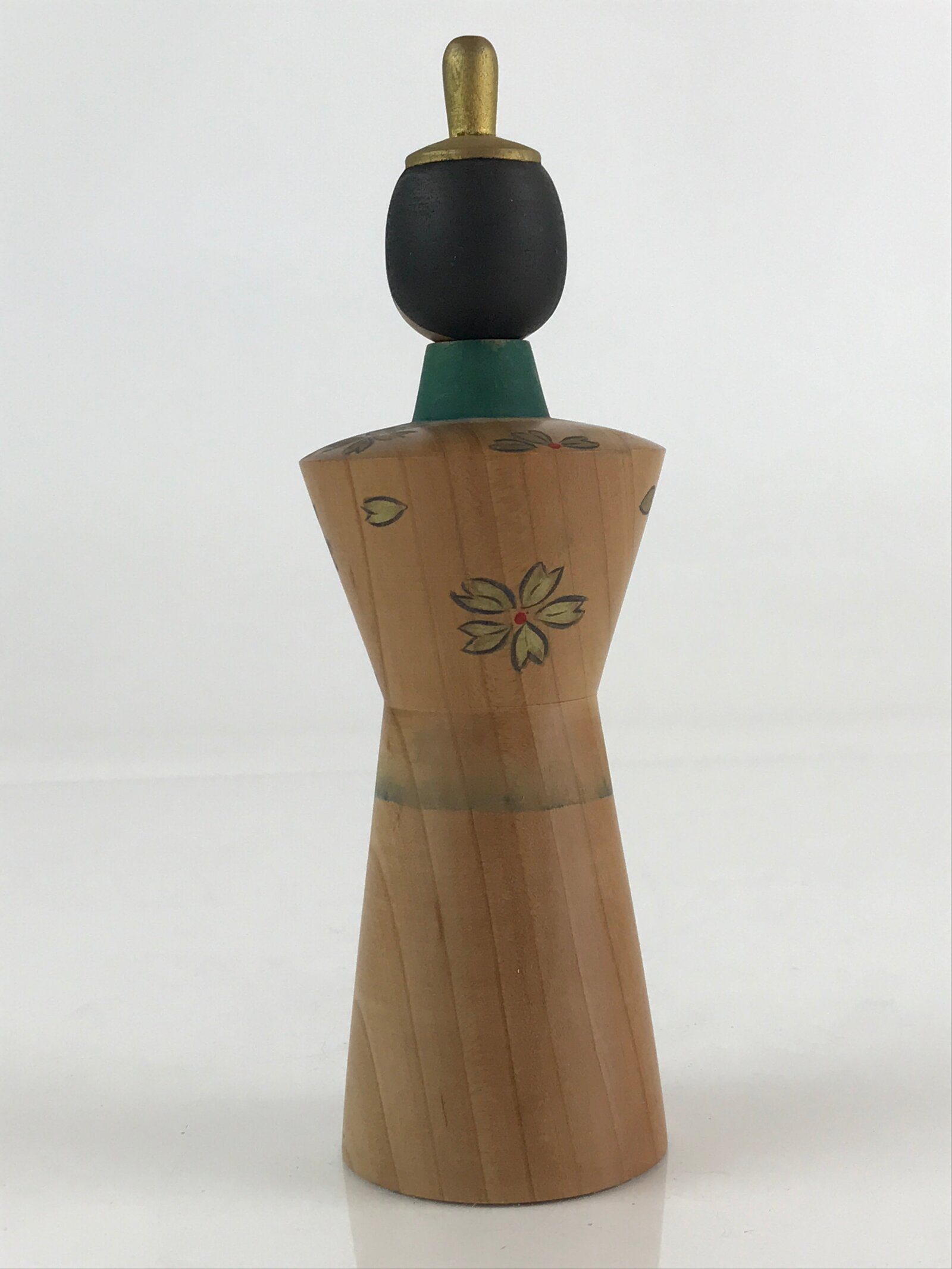 Japanese Wooden Kokeshi Hina Doll Vtg Figurine Traditional Craft Toy KF611