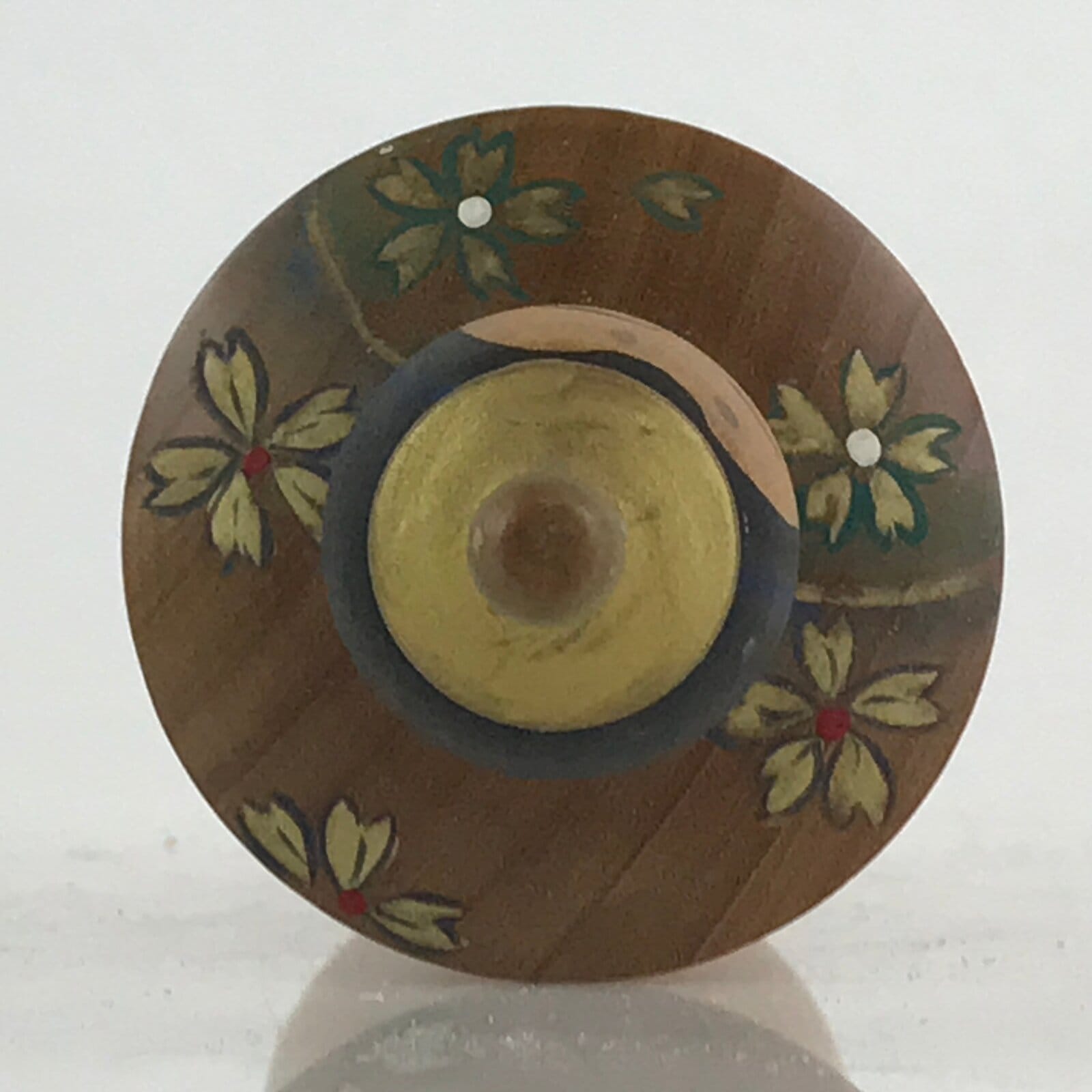 Japanese Wooden Kokeshi Hina Doll Vtg Figurine Traditional Craft Toy KF611