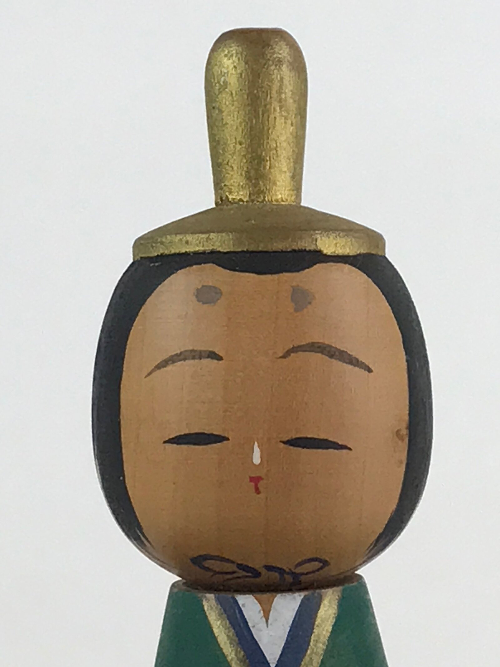 Japanese Wooden Kokeshi Hina Doll Vtg Figurine Traditional Craft Toy KF611