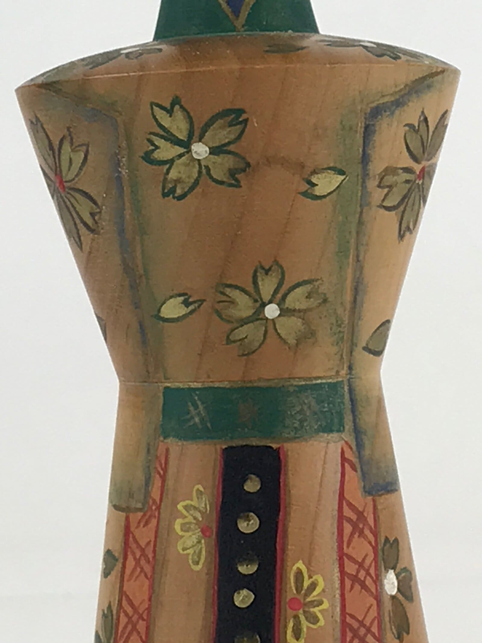 Japanese Wooden Kokeshi Hina Doll Vtg Figurine Traditional Craft Toy KF611