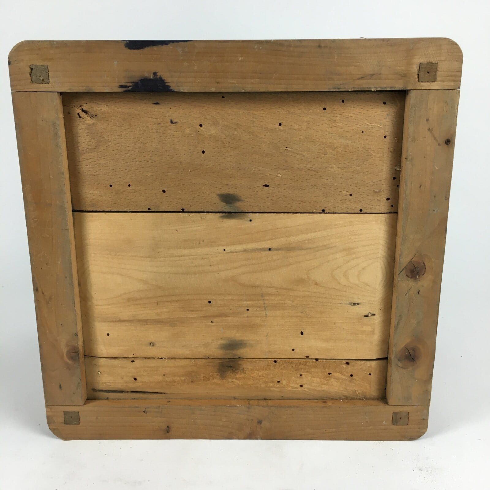 Japanese Wooden Kotatsu Heater Vtg Ceramic Charcoal Yagura-Kotatsu JK264