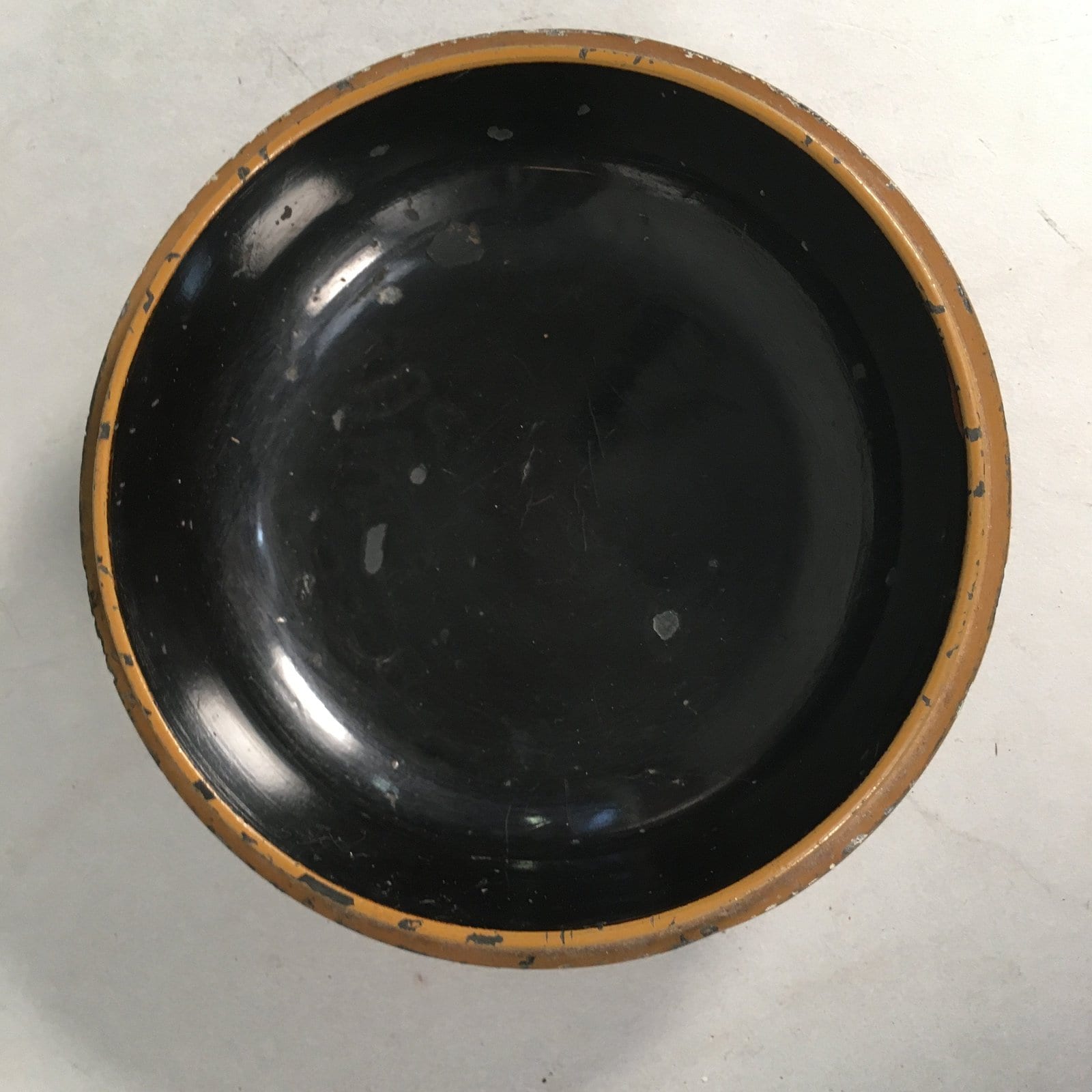Japanese Wooden Lacquer Lidded Snack Bowl Vtg Kashiki Tea Ceremony UR464