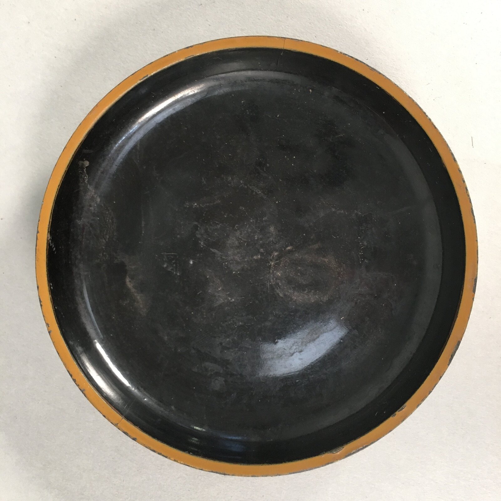 Japanese Wooden Lacquer Lidded Snack Bowl Vtg Kashiki Tea Ceremony UR464