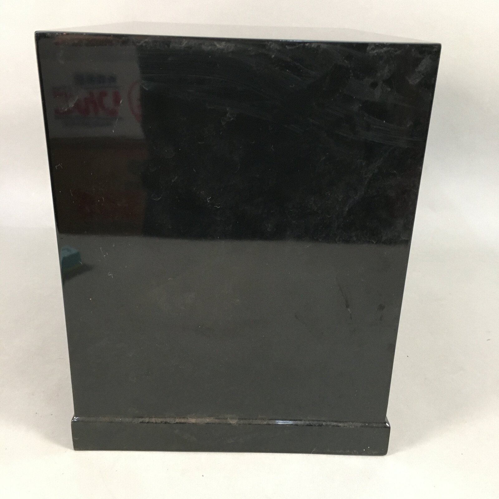 Japanese Wooden Lacquer Sewing Box Vtg Haribako Chest Tansu 3Drawers T236