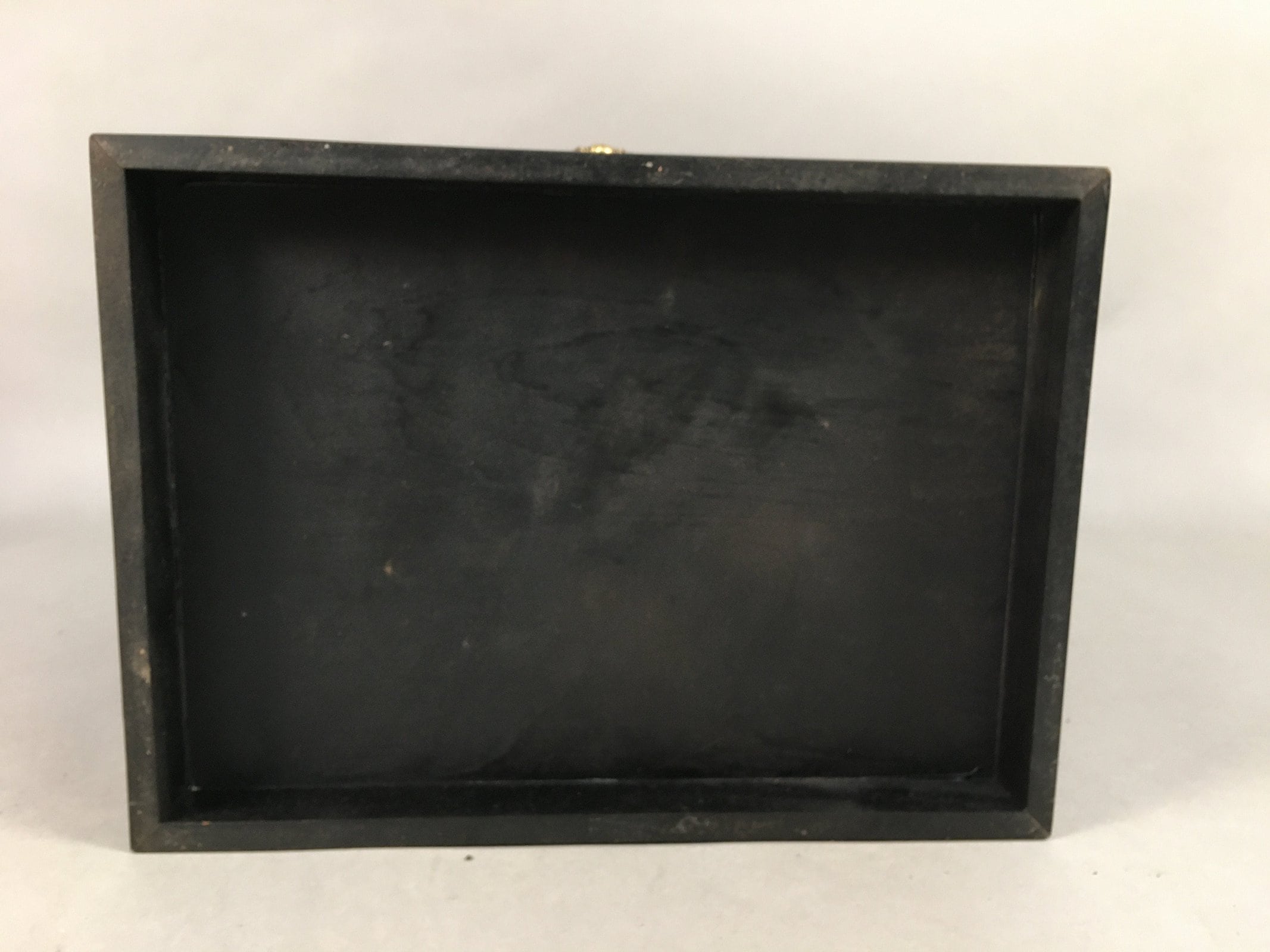 Japanese Wooden Lacquer Sewing Box Vtg Haribako Chest Tansu 3Drawers T236