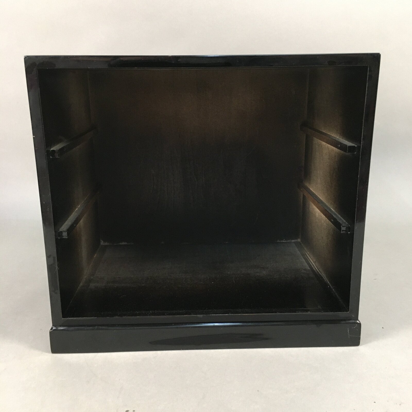 Japanese Wooden Lacquer Sewing Box Vtg Haribako Chest Tansu 3Drawers T236