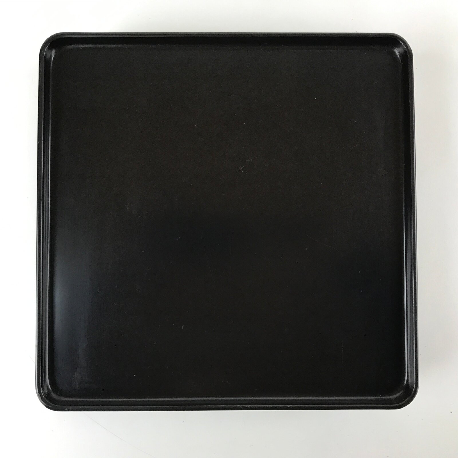 Japanese Wooden Lacquered Legged Table Vtg Ozen Tray Black Nurimono L178