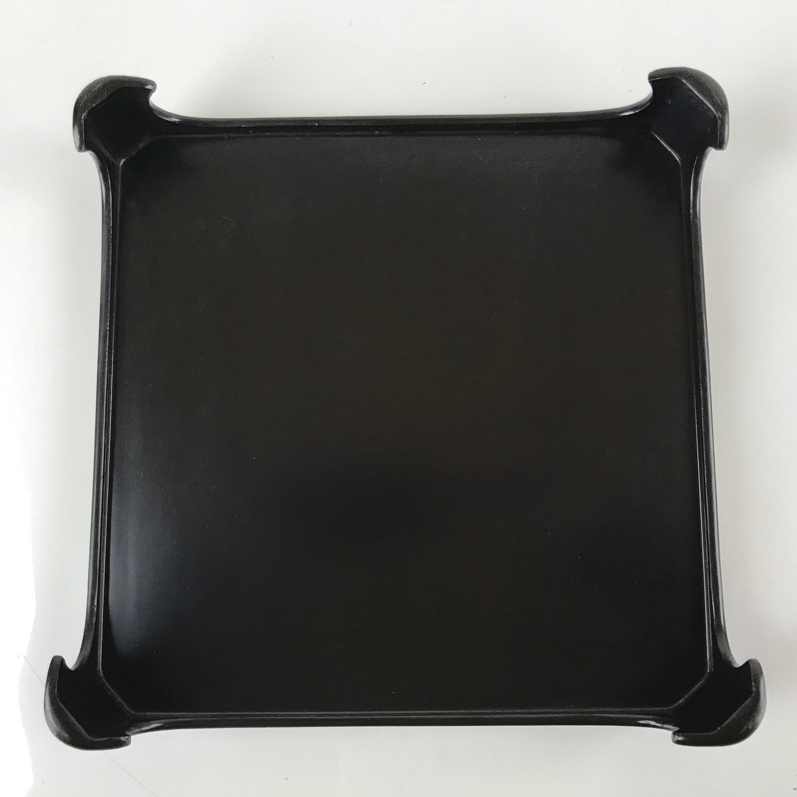 Japanese Wooden Lacquered Legged Table Vtg Ozen Tray Black Nurimono L178