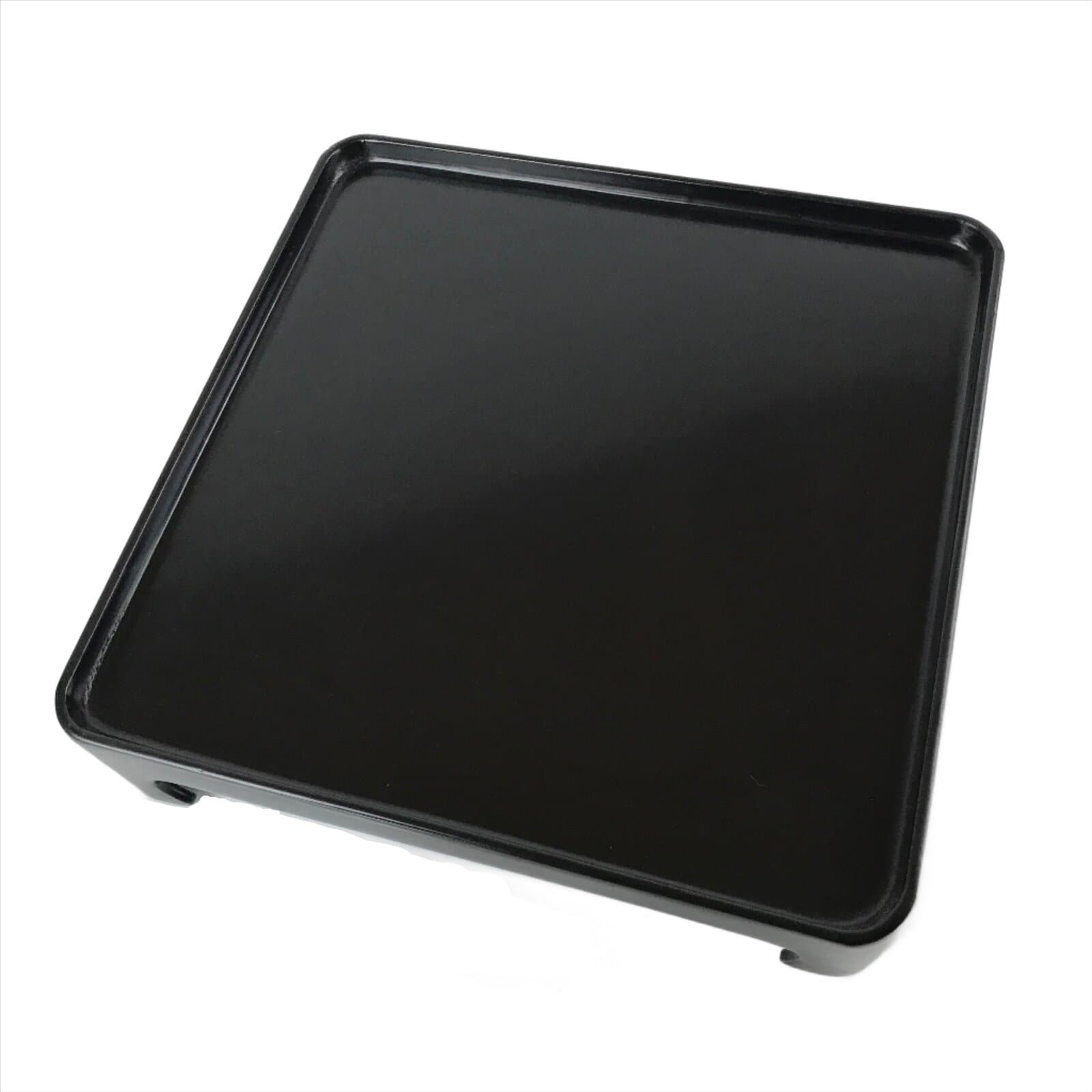 Japanese Wooden Lacquered Legged Table Vtg Ozen Tray Black Nurimono L180