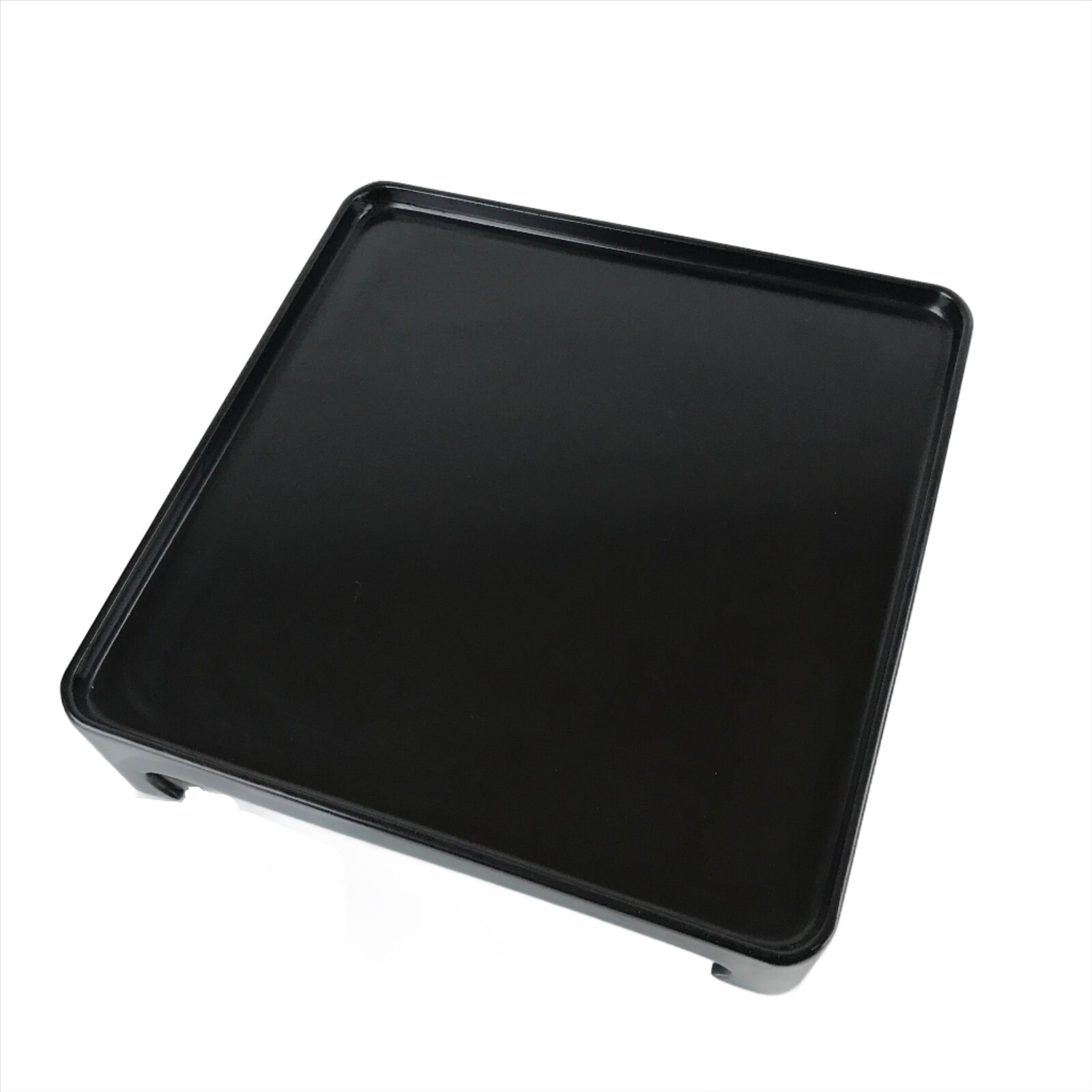 Japanese Wooden Lacquered Legged Table Vtg Ozen Tray Black Nurimono L181