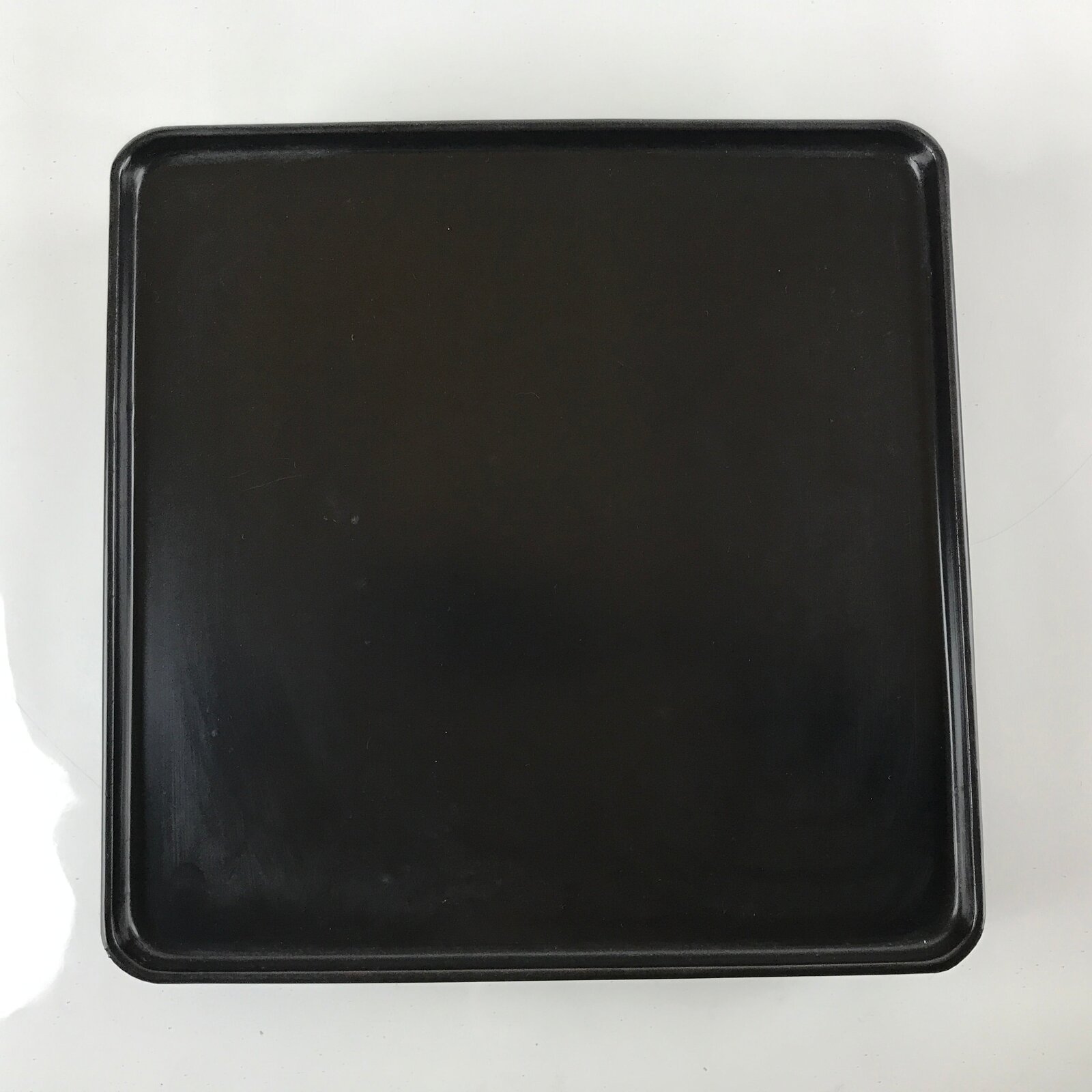 Japanese Wooden Lacquered Legged Table Vtg Ozen Tray Black Nurimono L181