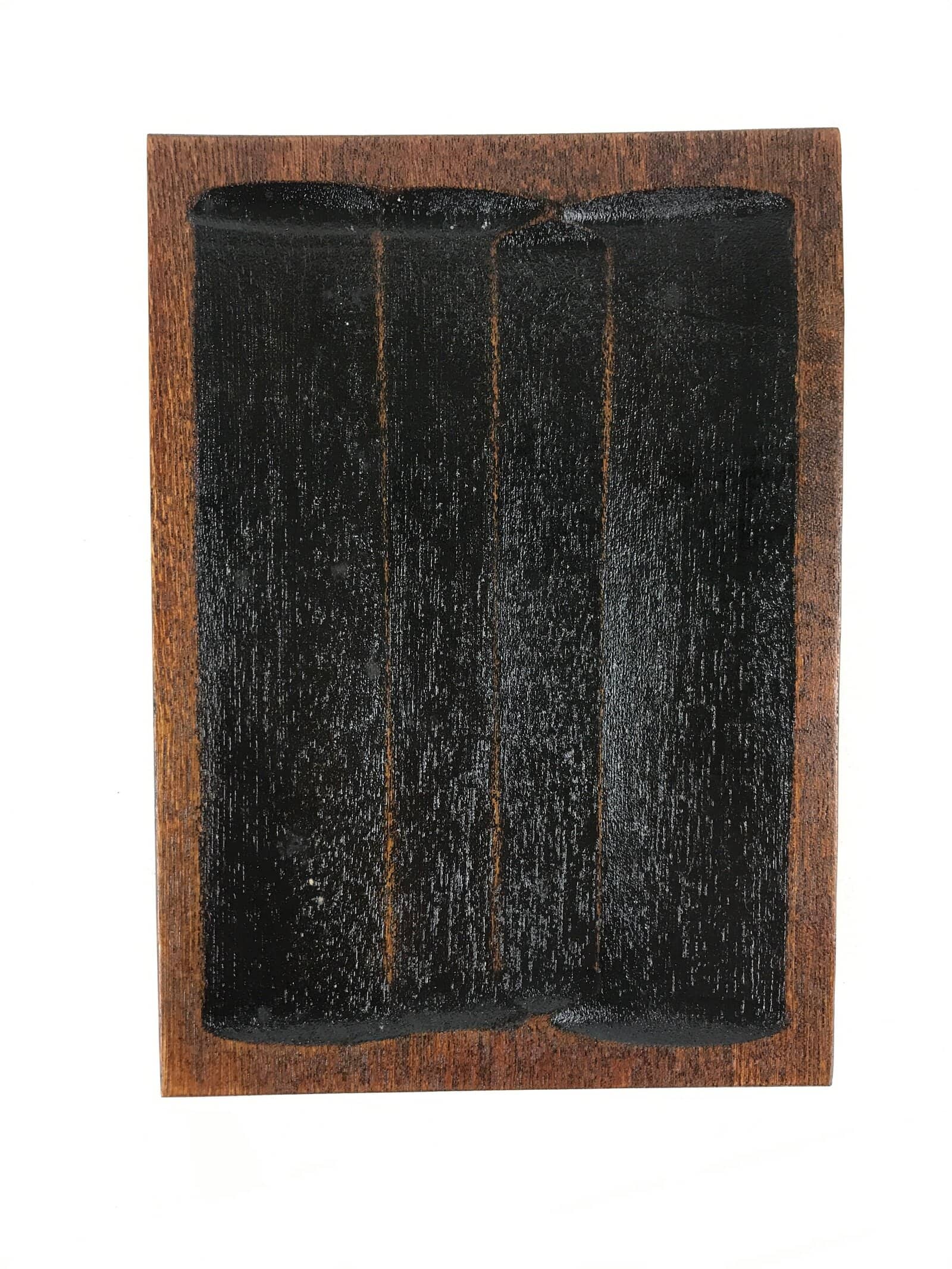 Japanese Wooden Lacquered Plate 5pc Set Vtg Meimeizara Sara Brown Urushi LWB54