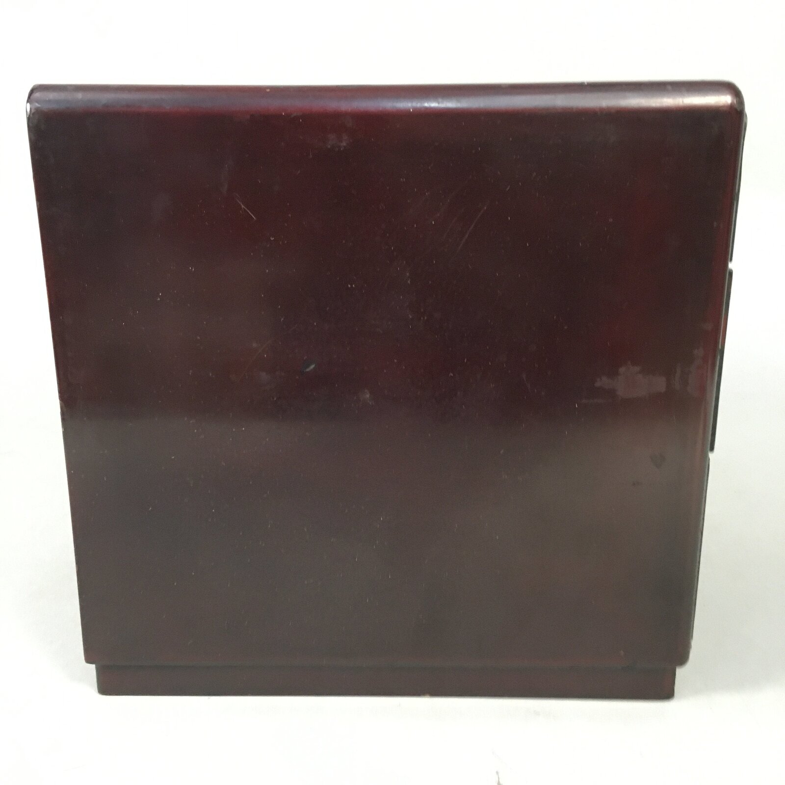 Japanese Wooden Lacquered Sewing Box Vtg Haribako Chest Tansu 3 Drawers T227