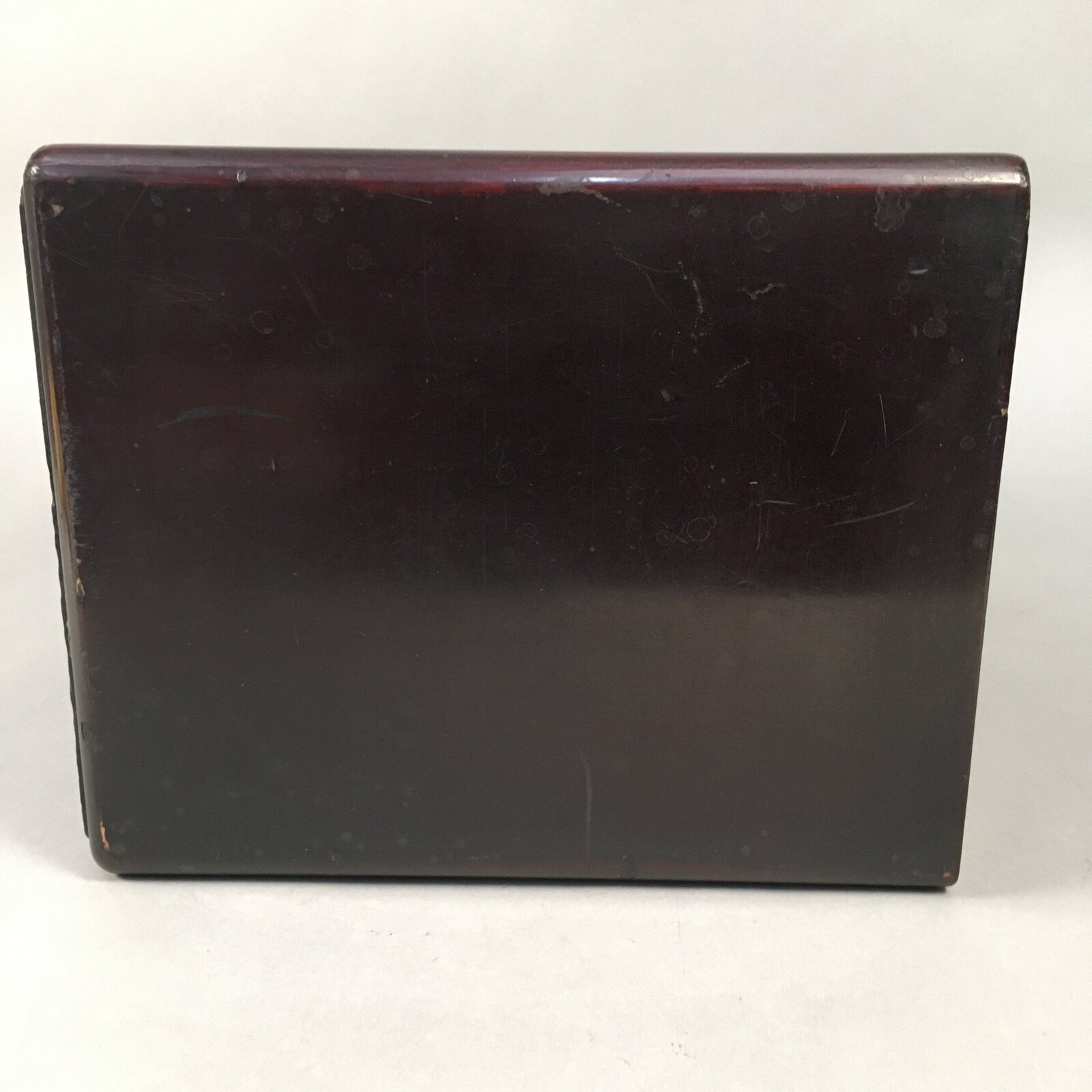 Japanese Wooden Lacquered Sewing Box Vtg Haribako Chest Tansu 3 Drawers T227