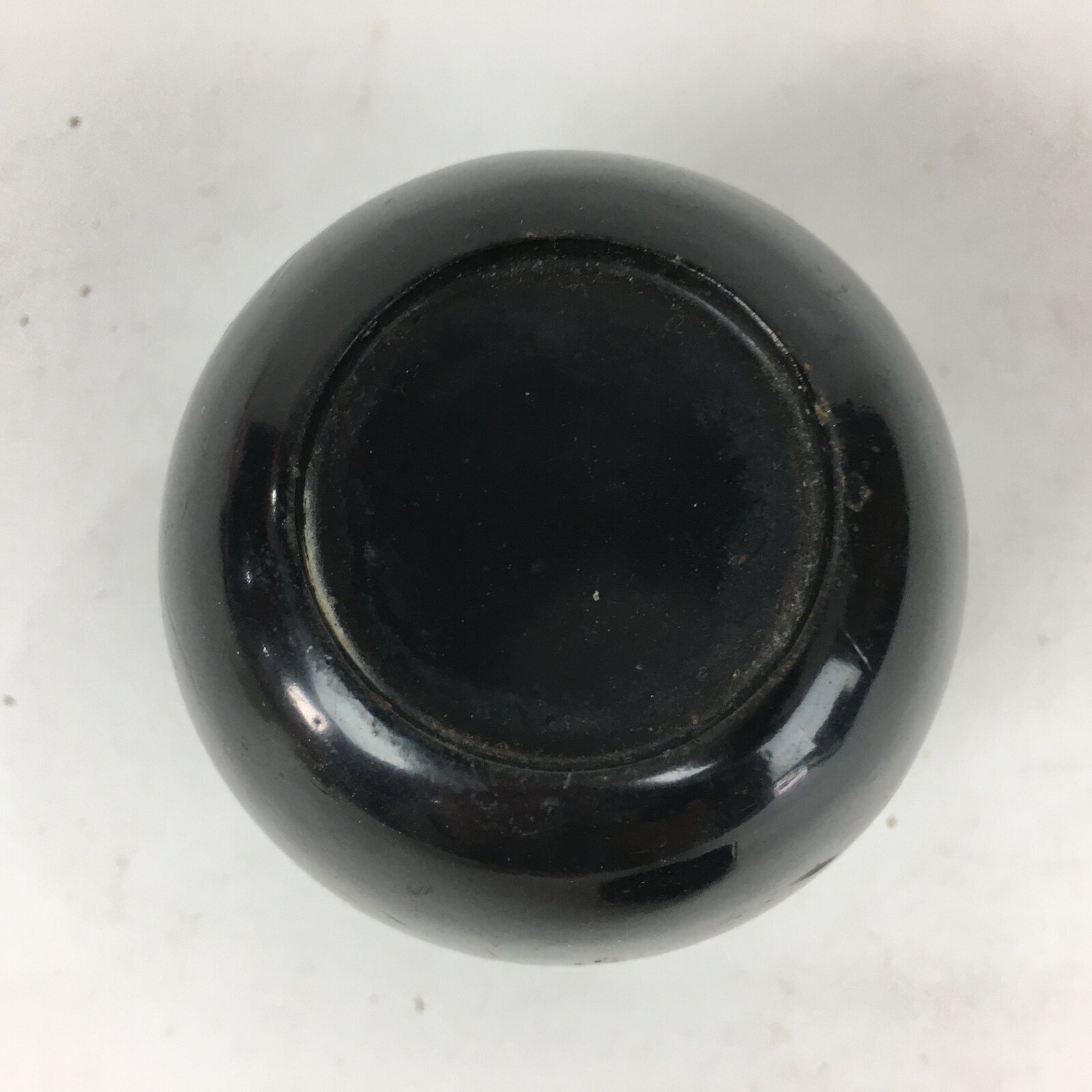 Japanese Wooden Lacquered Tea Caddy Vtg Natsume Sado Ceremony Brown NM85