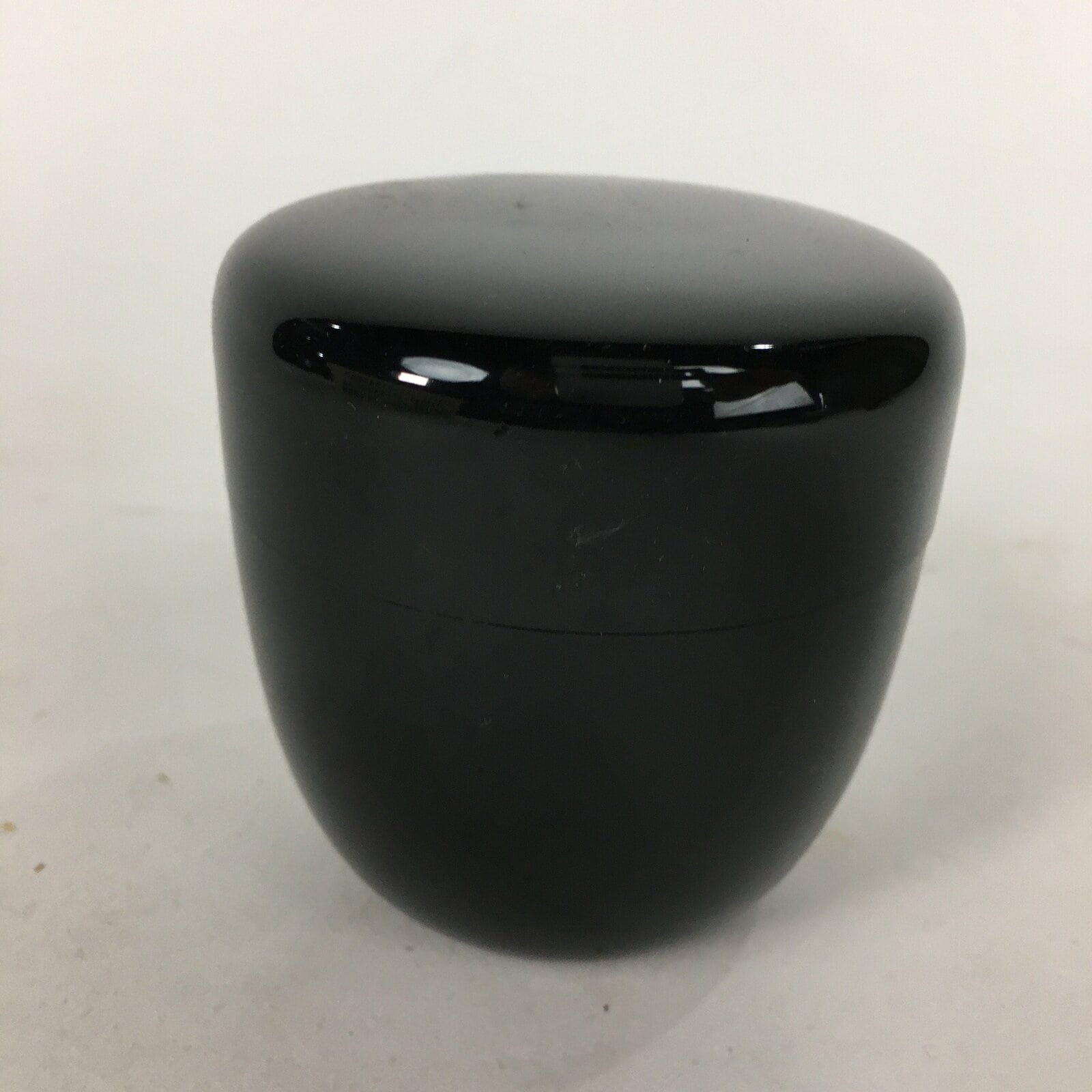 Japanese Wooden Lacquered Tea Caddy Vtg Natsume Sado Ceremony NM82